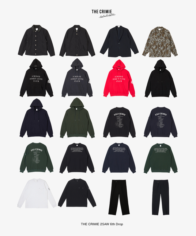 第6弾 追加デリバリー THE CRIMIE A/W 2025-2026 COLLECTION