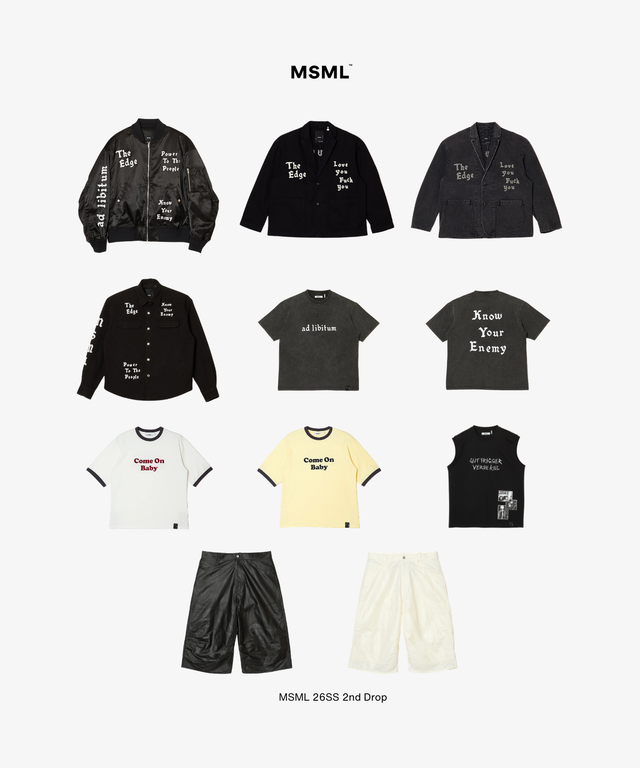 第2弾 MSML 2026 SS NEW COLLECTION