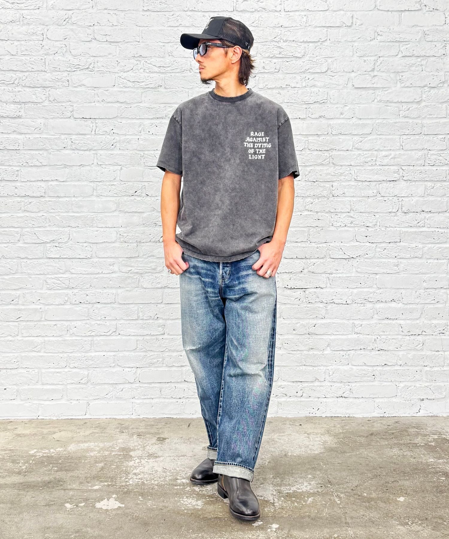 SELVEDGE DENIM PANTS/VINTAGE WASHED