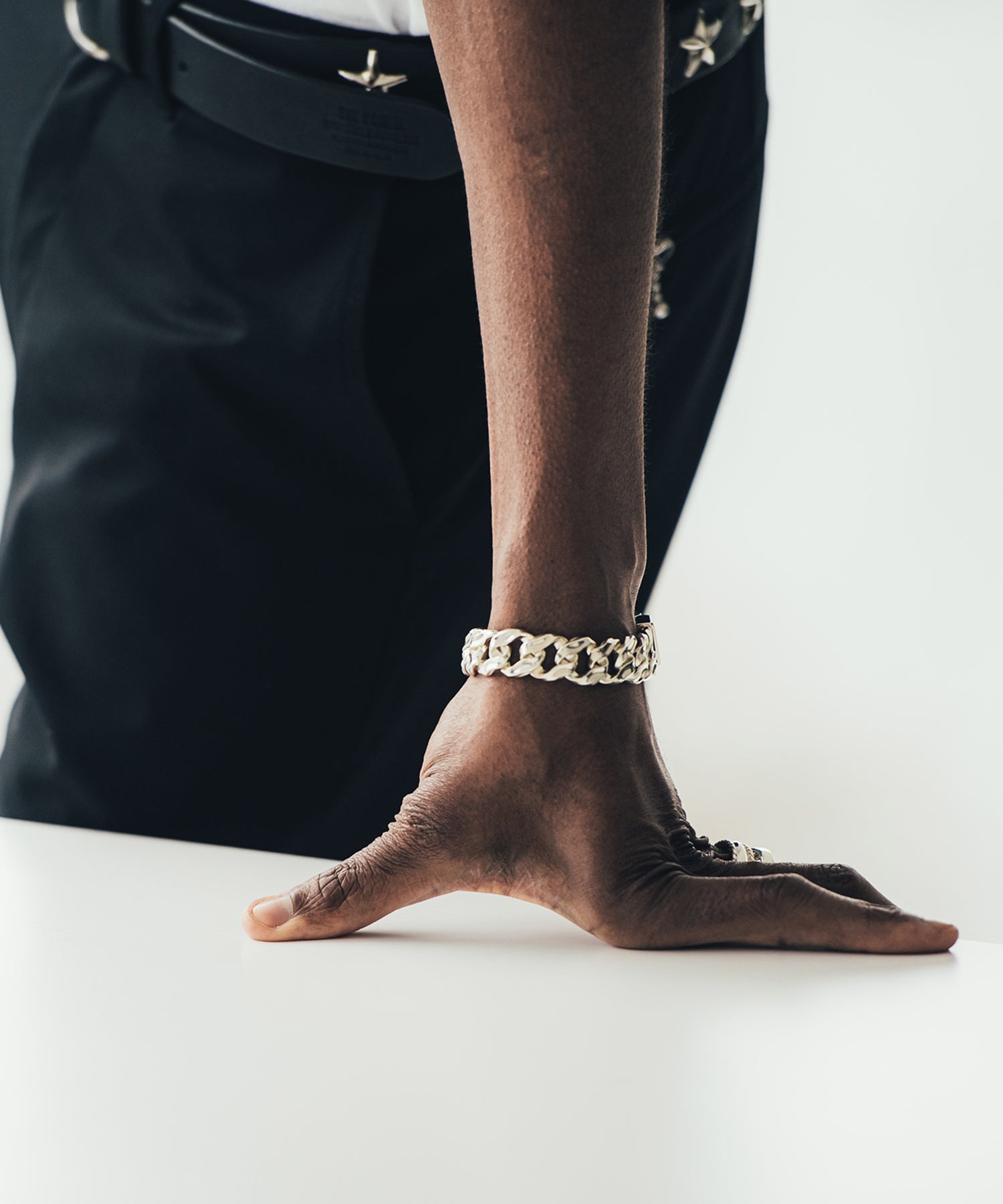 LINK CHAIN SILVER BRACELET