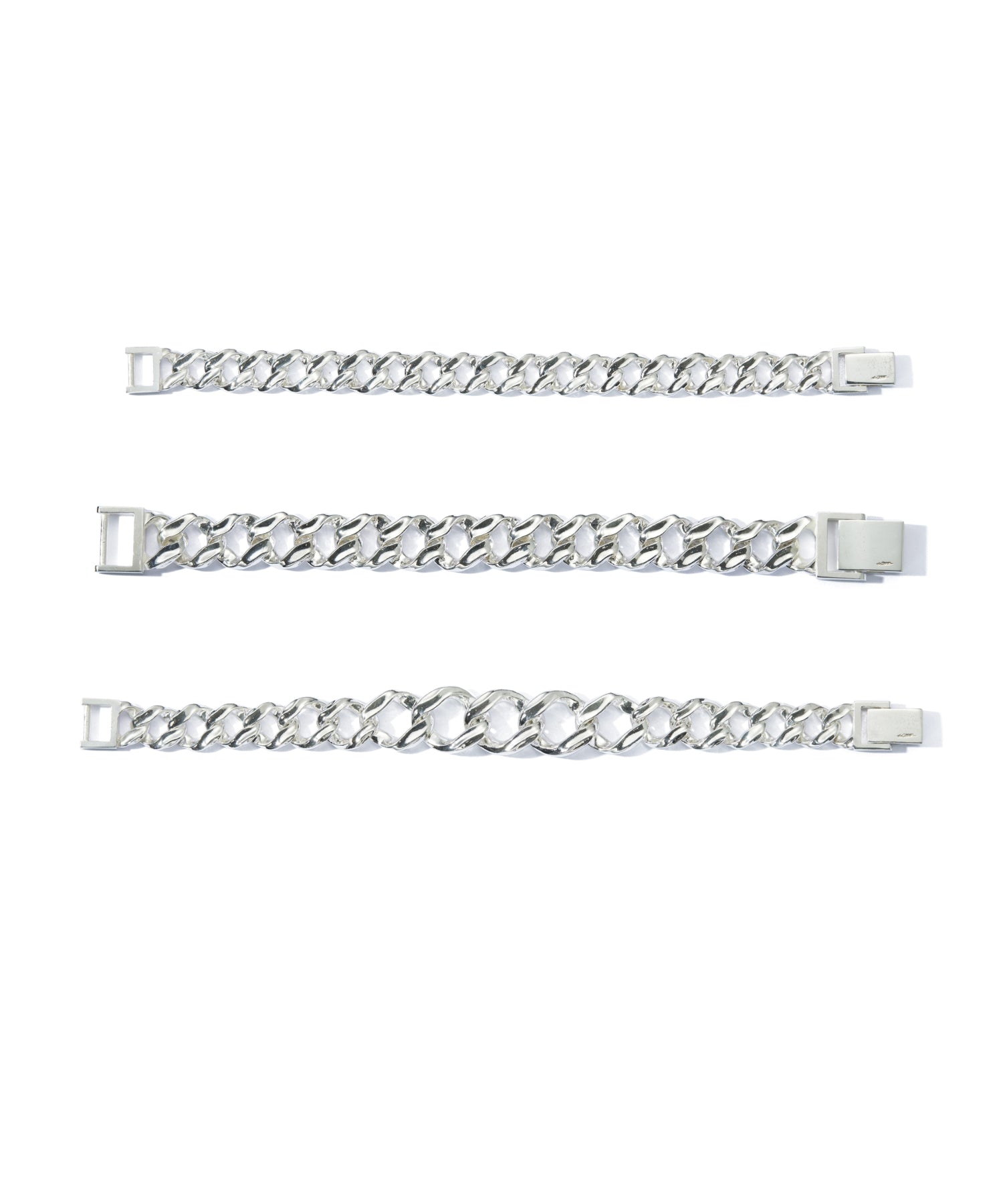 LINK CHAIN SKIN SILVER BRACELET