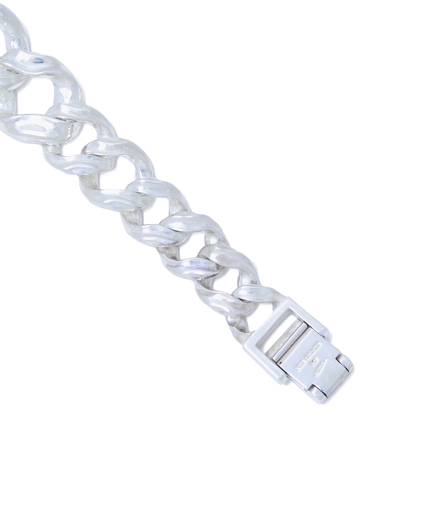 LINK CHAIN GRADATION SILVER BRACELET