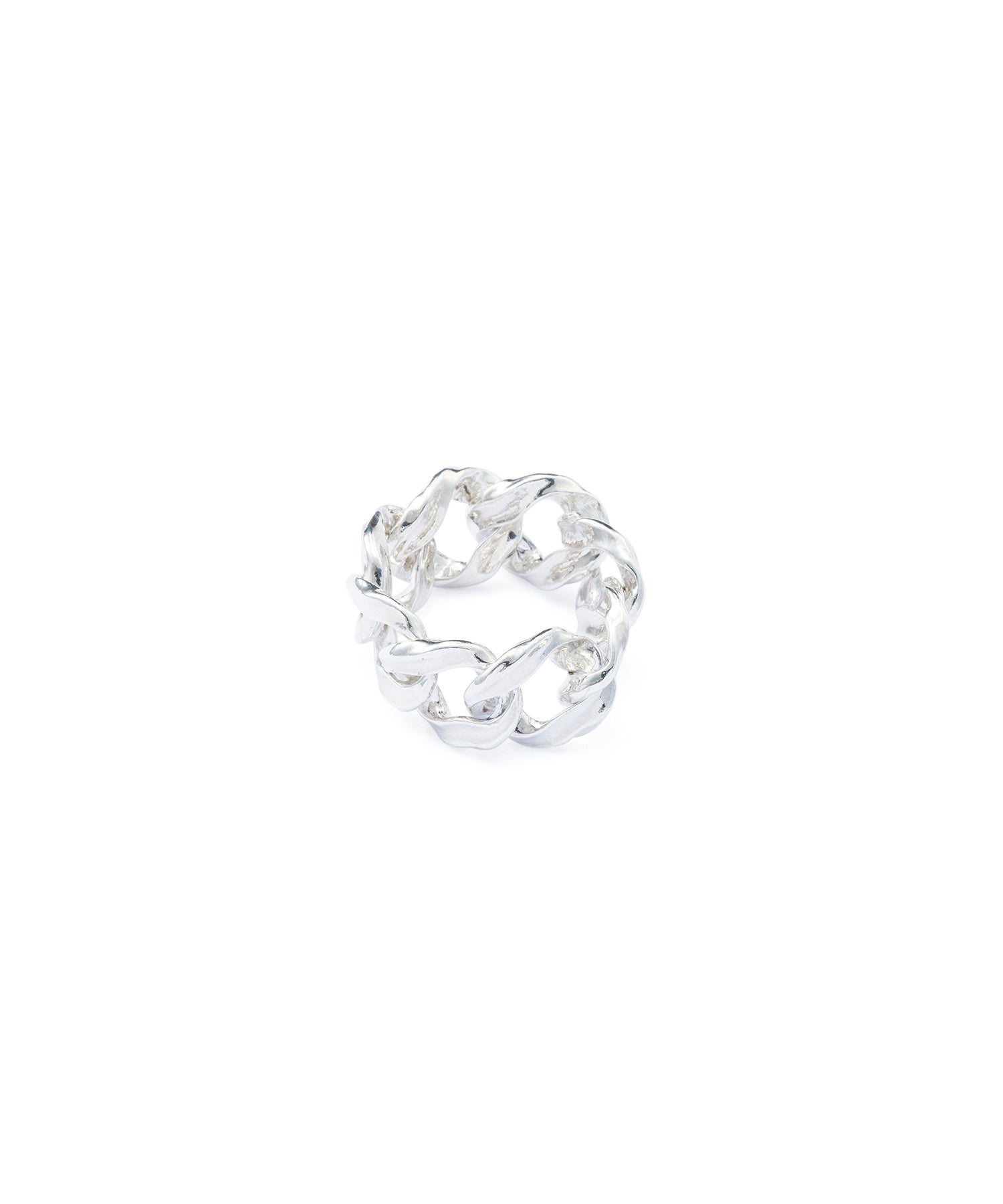LINK CHAIN SILVER RING