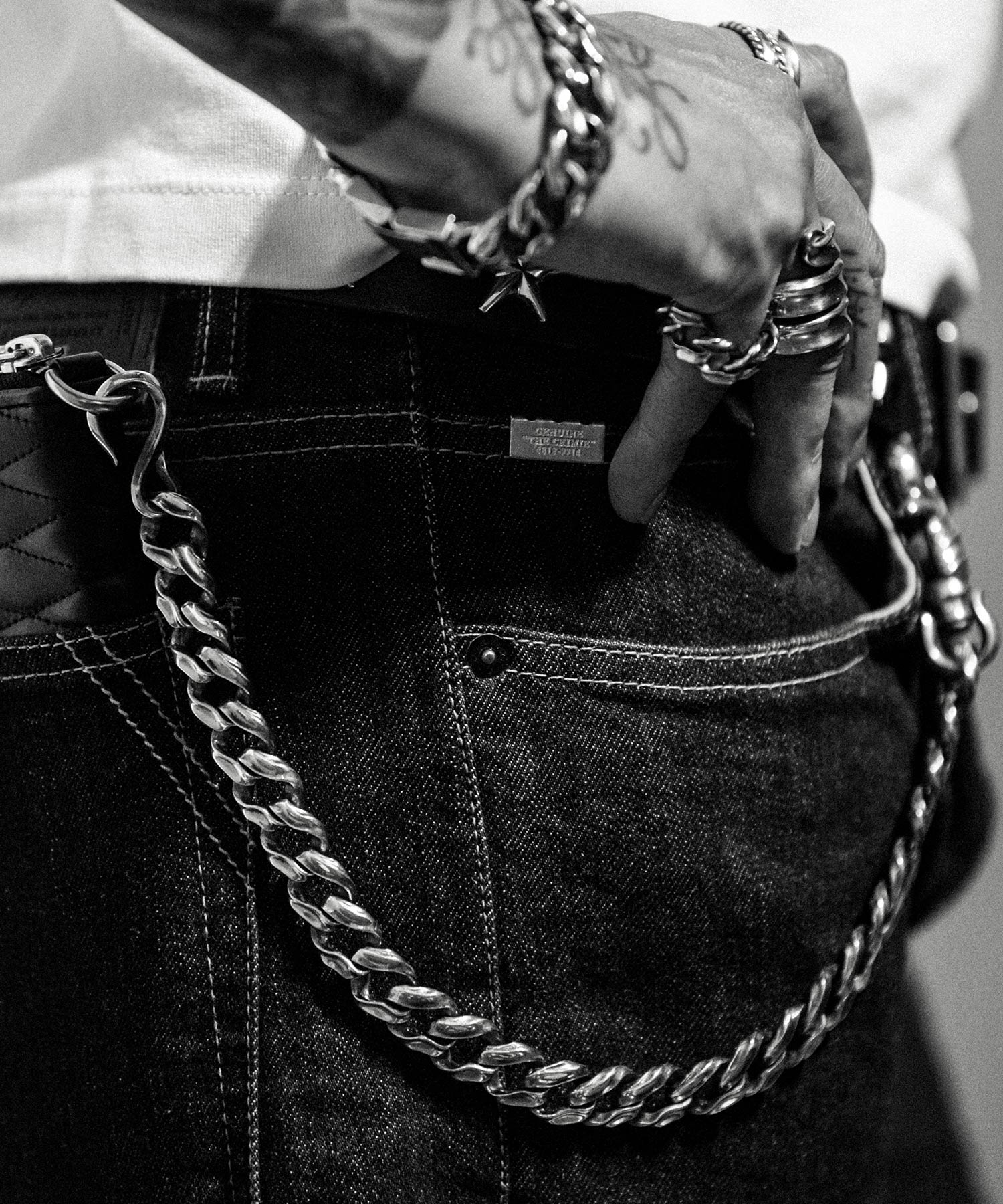 LINK CHAIN SILVER RING