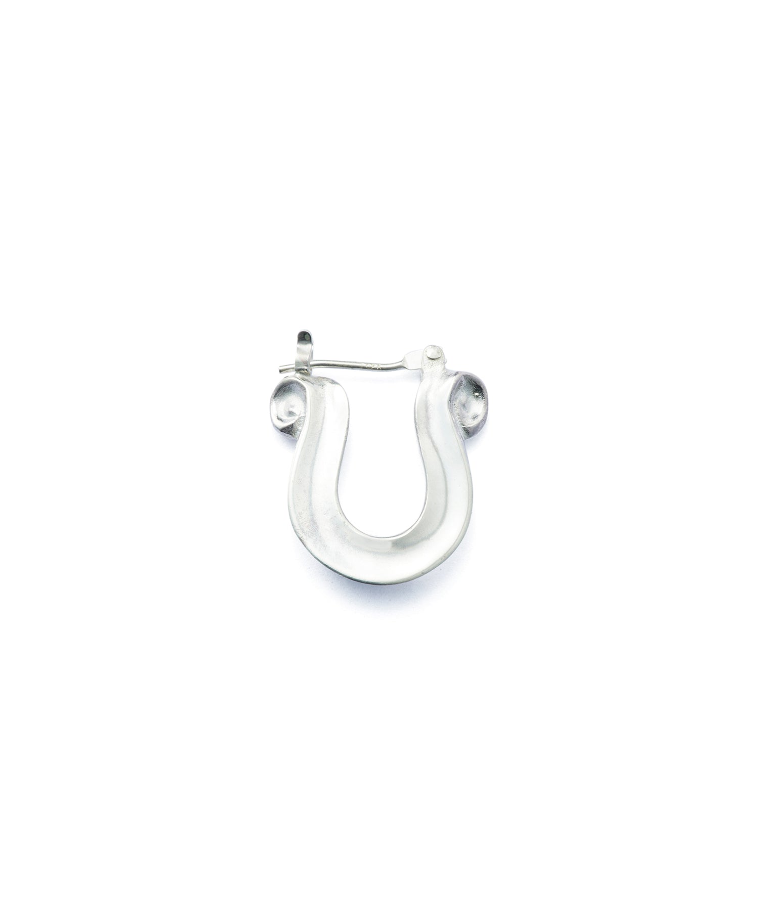 LETTER RIBBON HORSE SHOE SILVER PIERCE