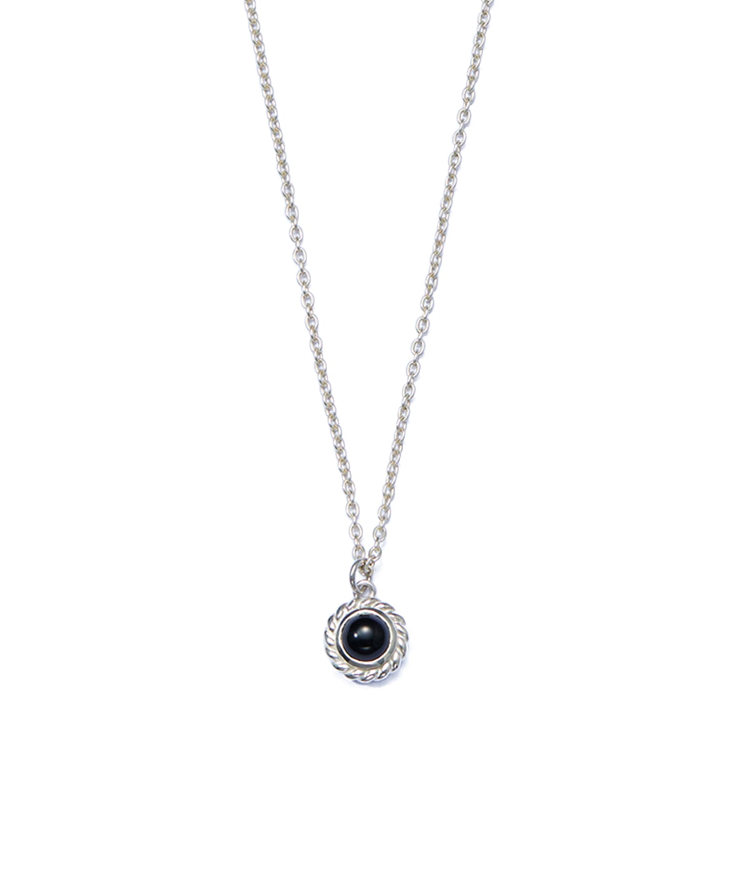 STONE SILVER NECKLACE