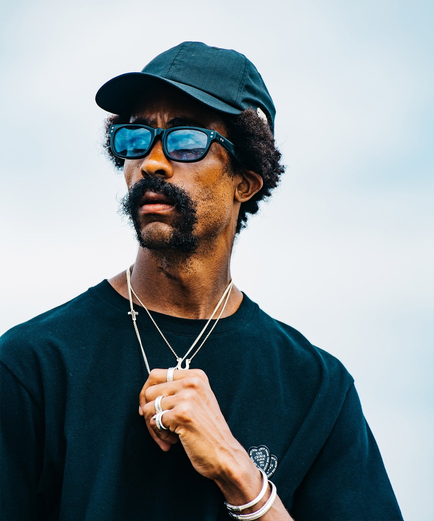 LOGO PLAQUE WOOL BLEND CAP