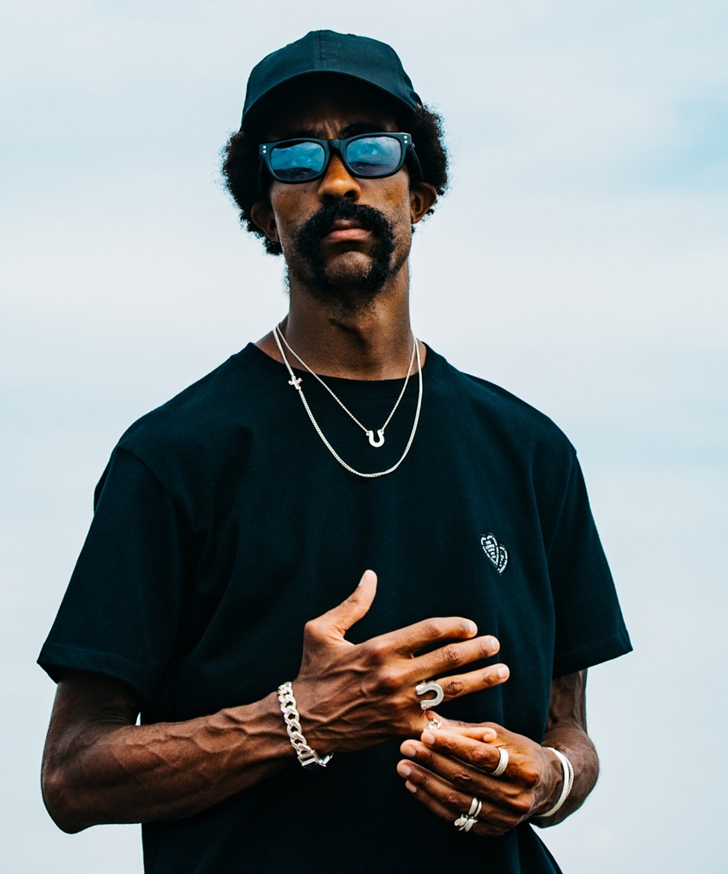 LOGO PLAQUE WOOL BLEND CAP