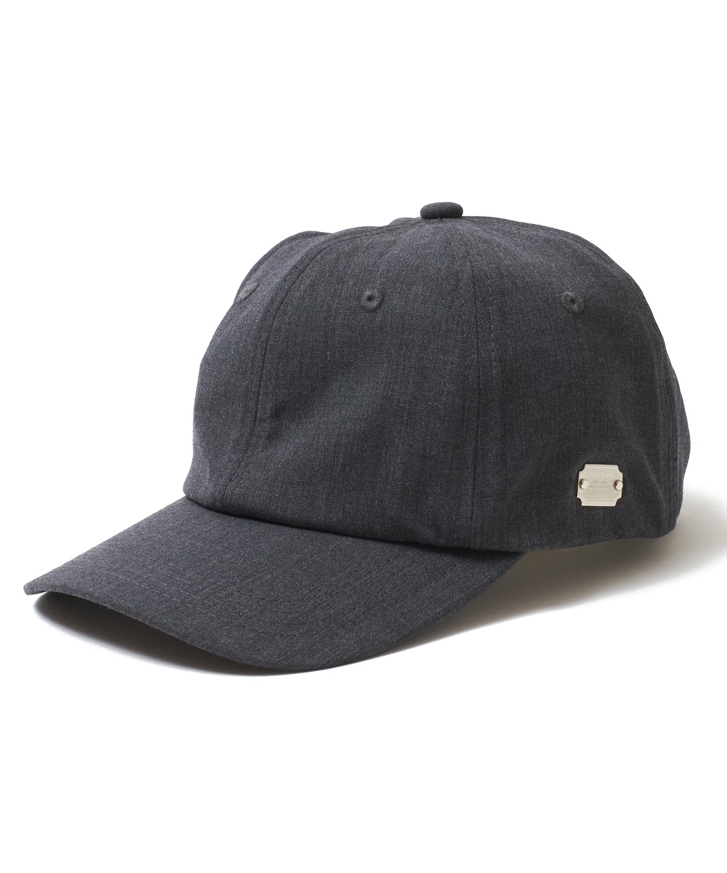 LOGO PLAQUE WOOL BLEND CAP