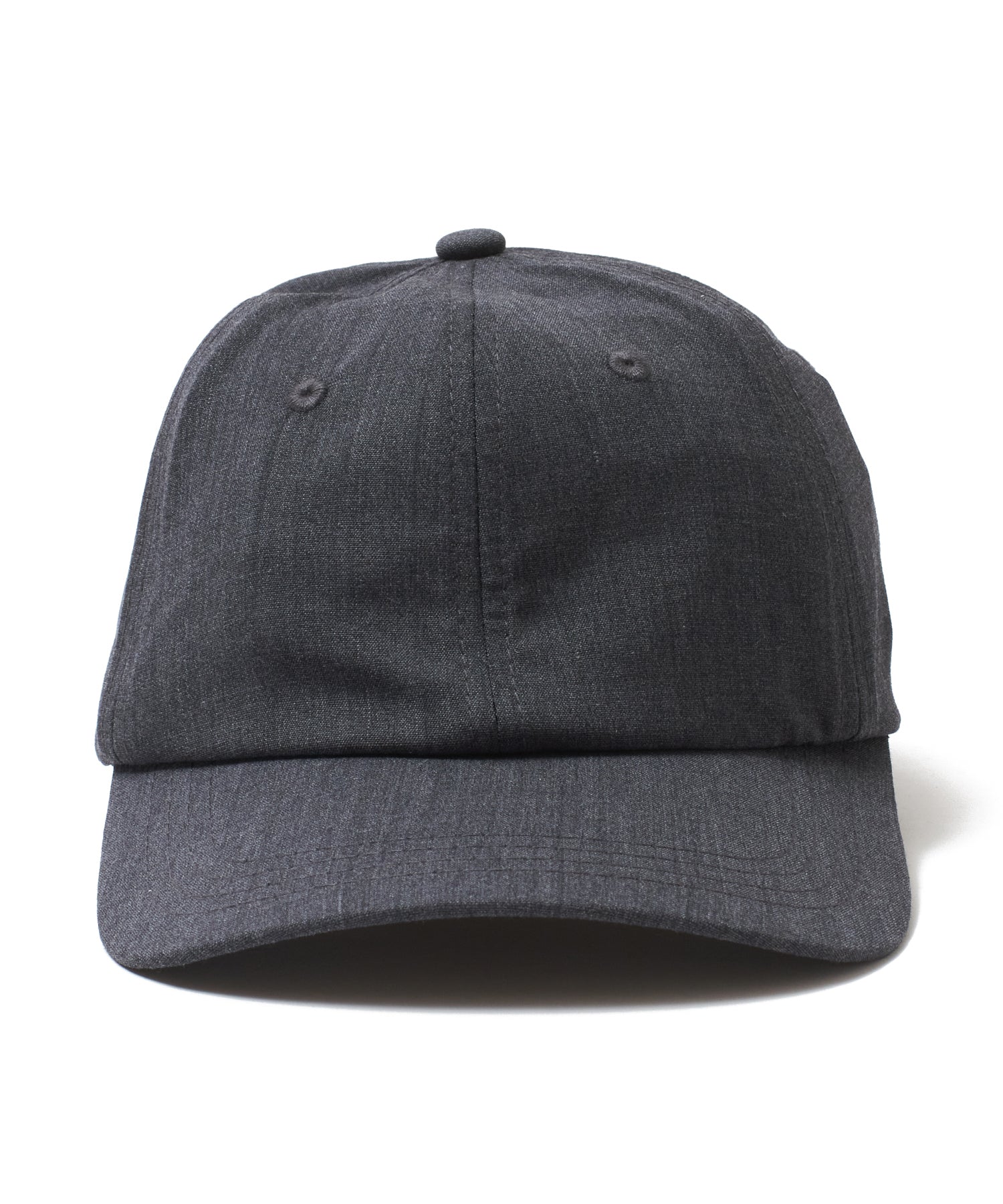 LOGO PLAQUE WOOL BLEND CAP