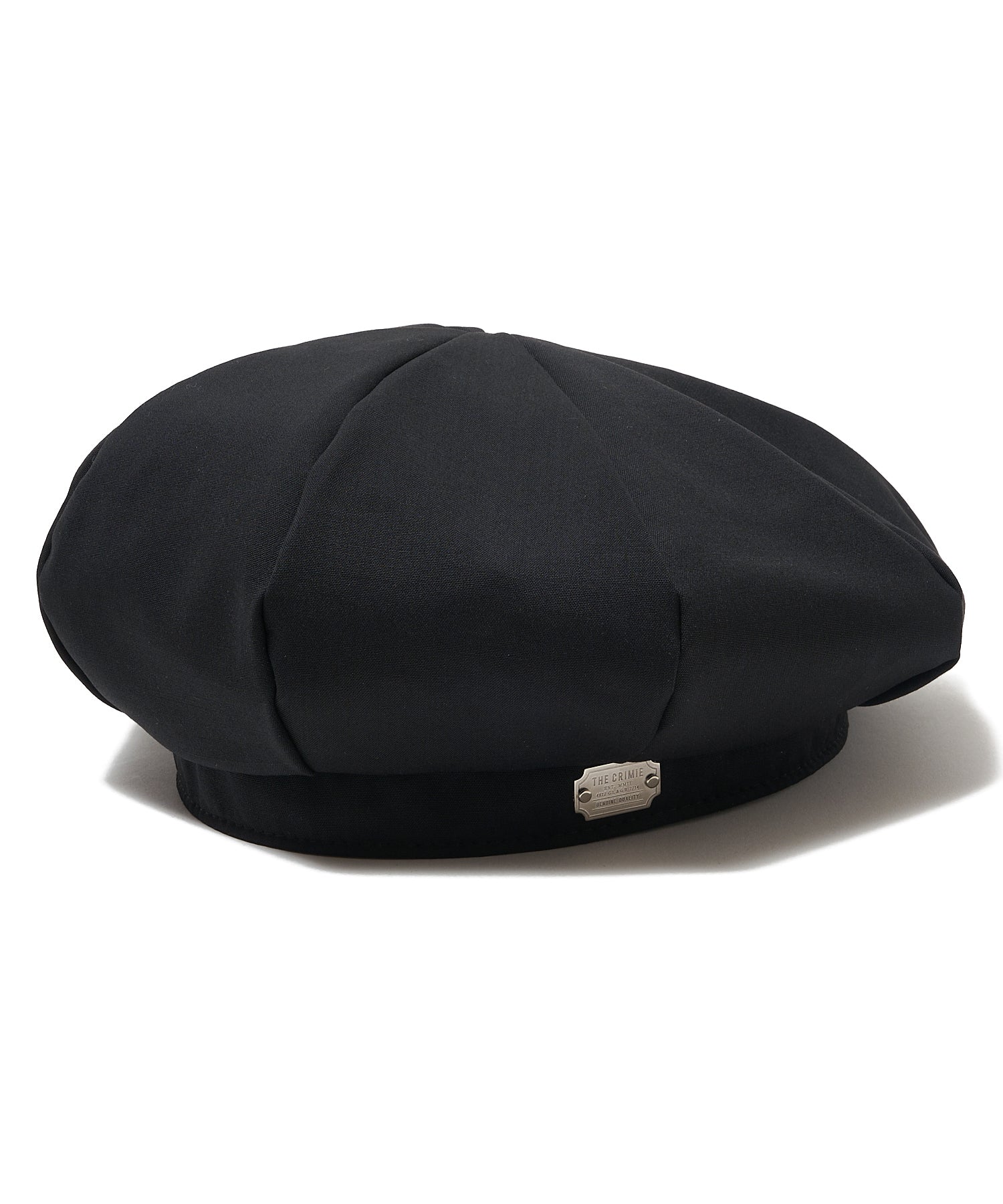 LOGO PLAQUE WOOL BLEND BERET