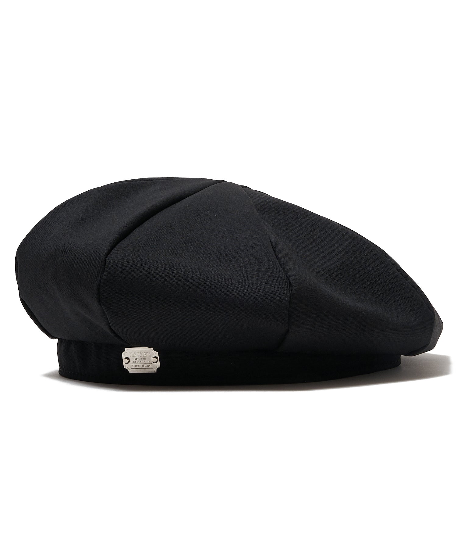 LOGO PLAQUE WOOL BLEND BERET