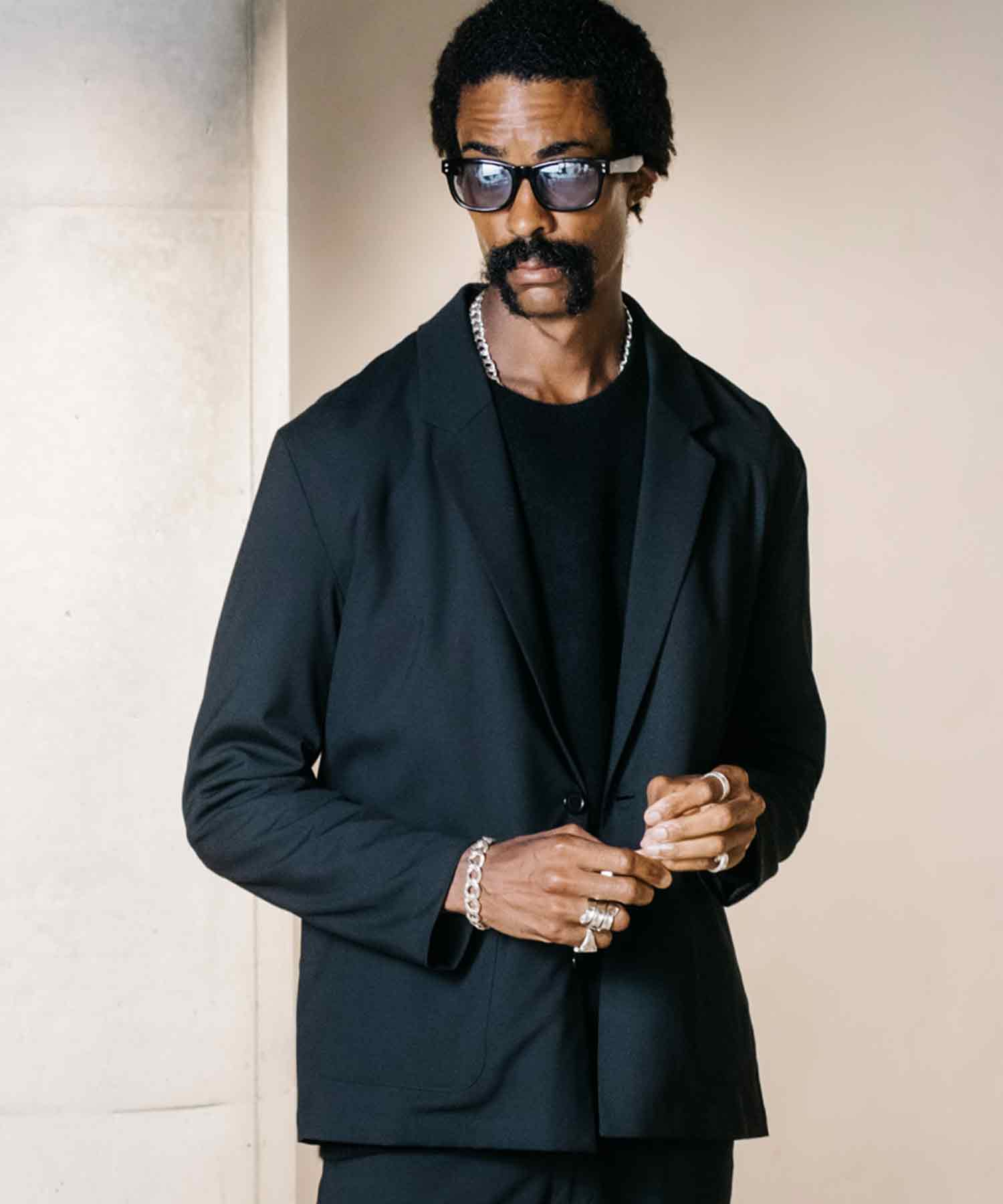 WOOL BLEND SUIT JACKET