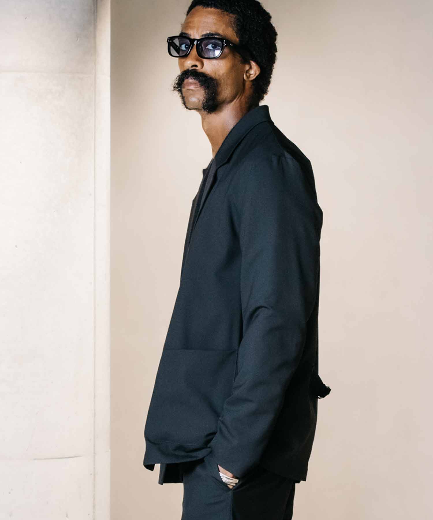 WOOL BLEND SUIT JACKET