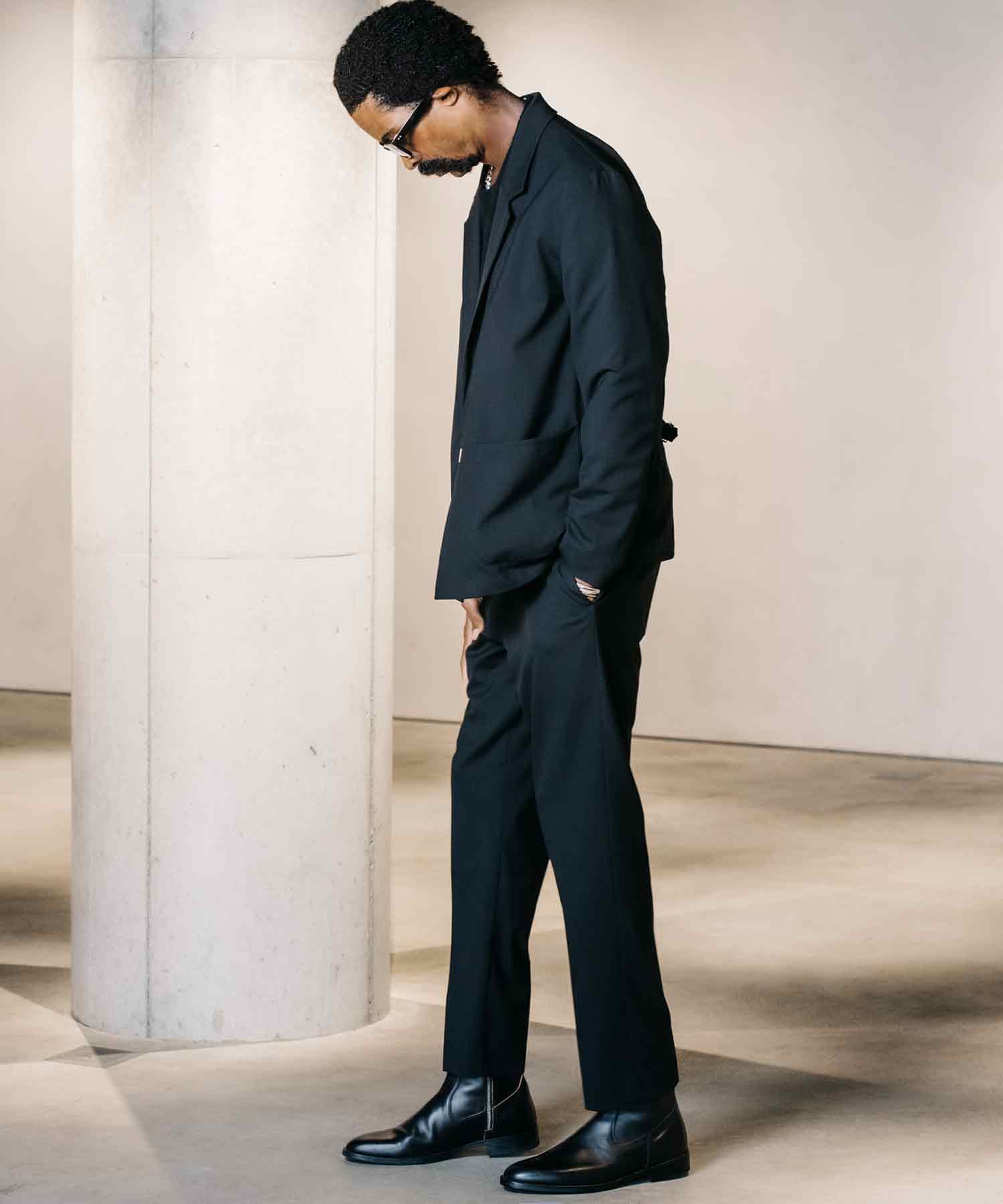 WOOL BLEND SUIT JACKET