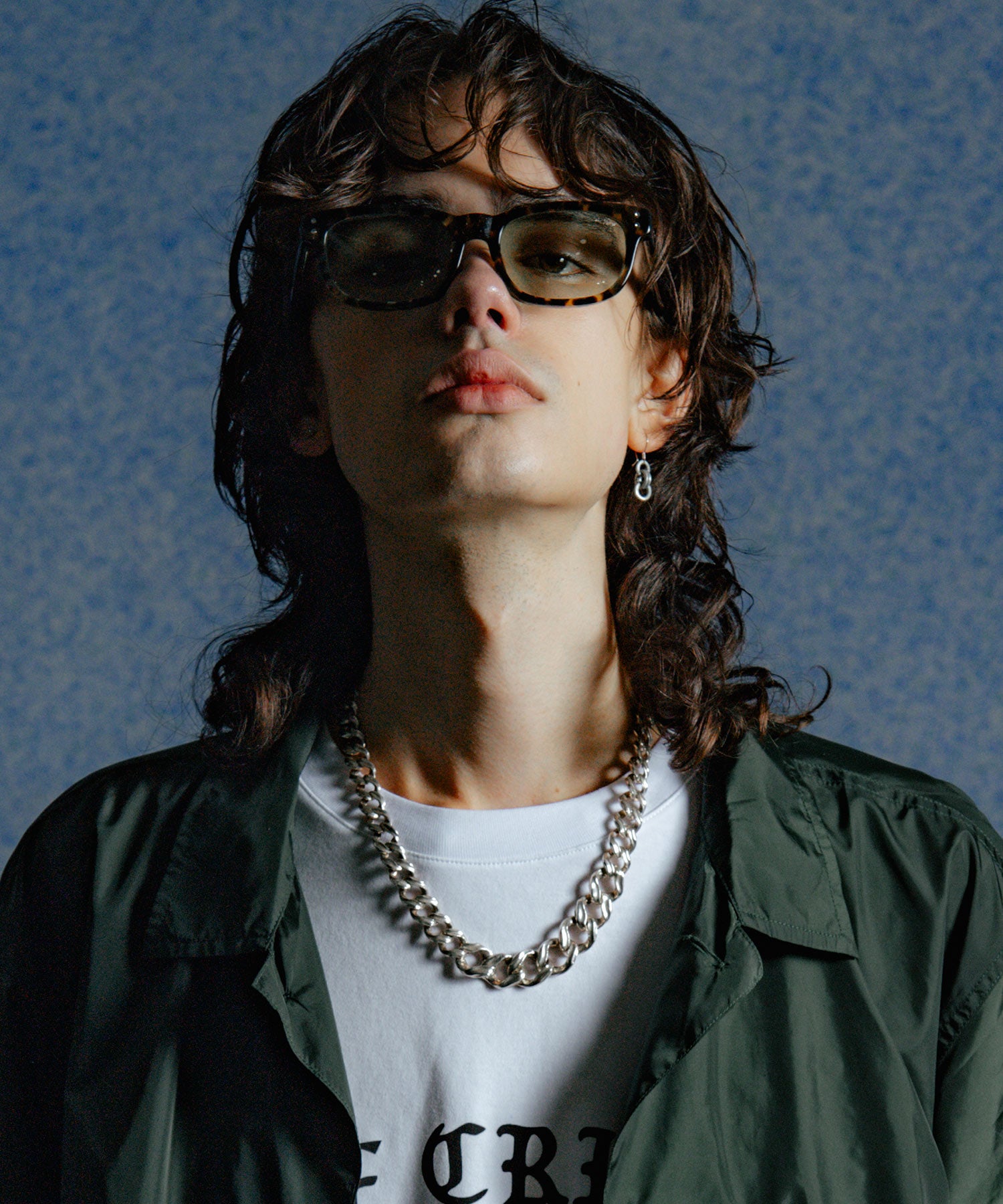 LINK CHAIN SKIN SILVER NECKLACE MIDDLE