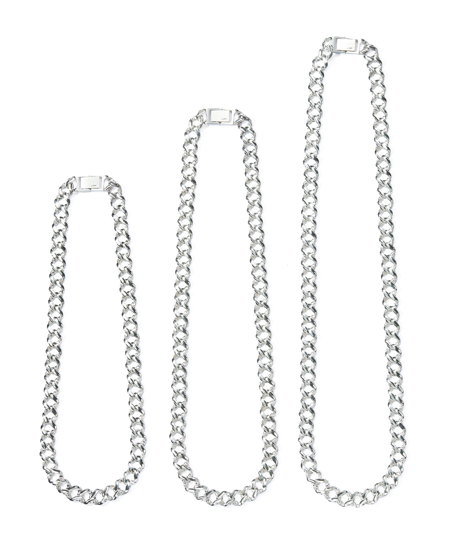 LINK CHAIN SKIN SILVER NECKLACE