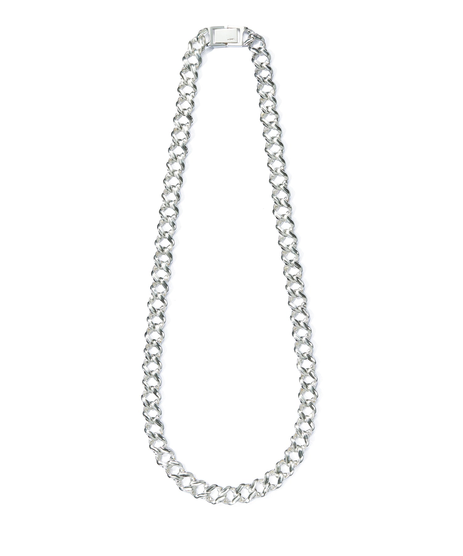 LINK CHAIN SKIN SILVER NECKLACE MIDDLE