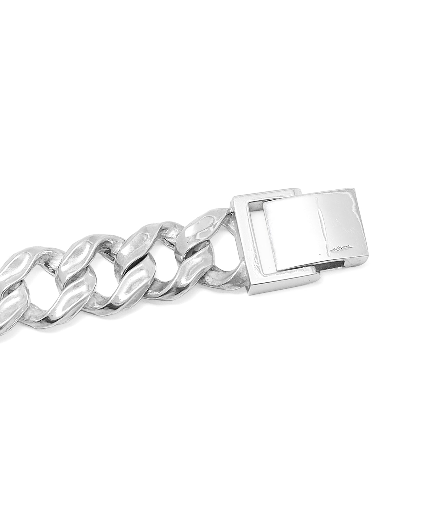 LINK CHAIN SKIN SILVER NECKLACE MIDDLE