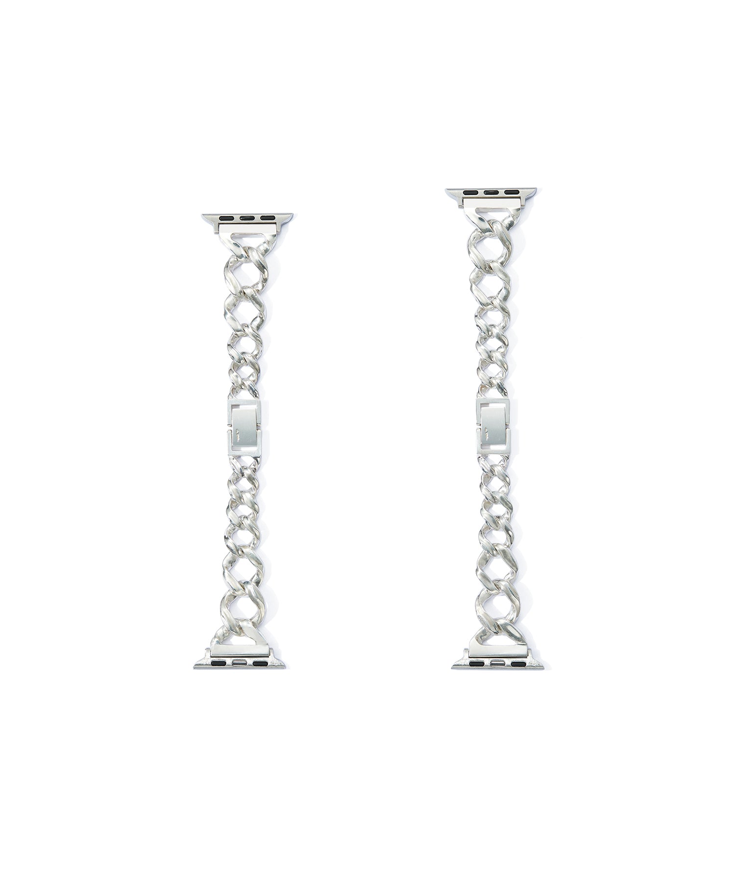 APPLE WATCH LINK CHAIN GRADATION SILVER BAND / 45、44、42mm対応