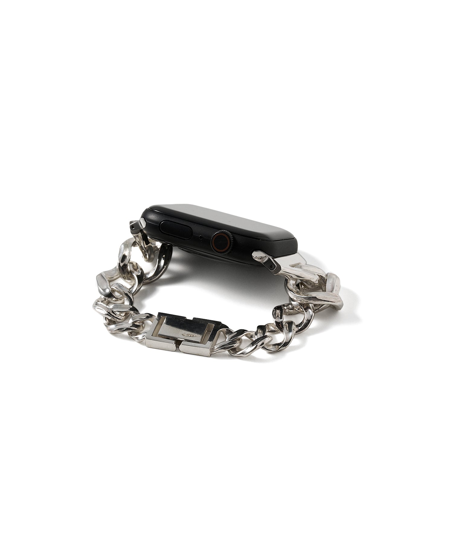 APPLE WATCH LINK CHAIN GRADATION SILVER BAND / 45、44、42mm対応