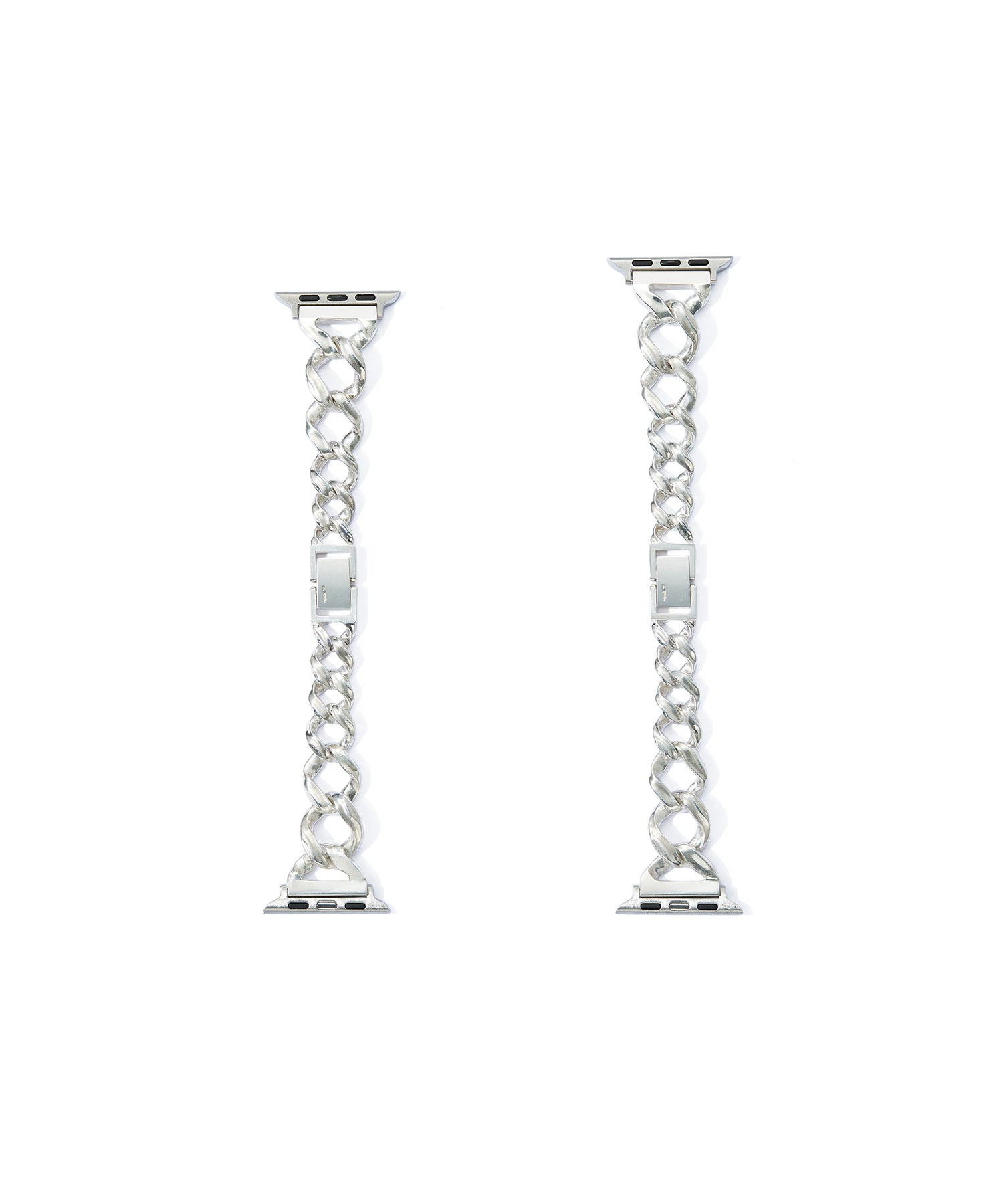 APPLE WATCH LINK CHAIN GRADATION SILVER BAND / 45、44、42mm対応