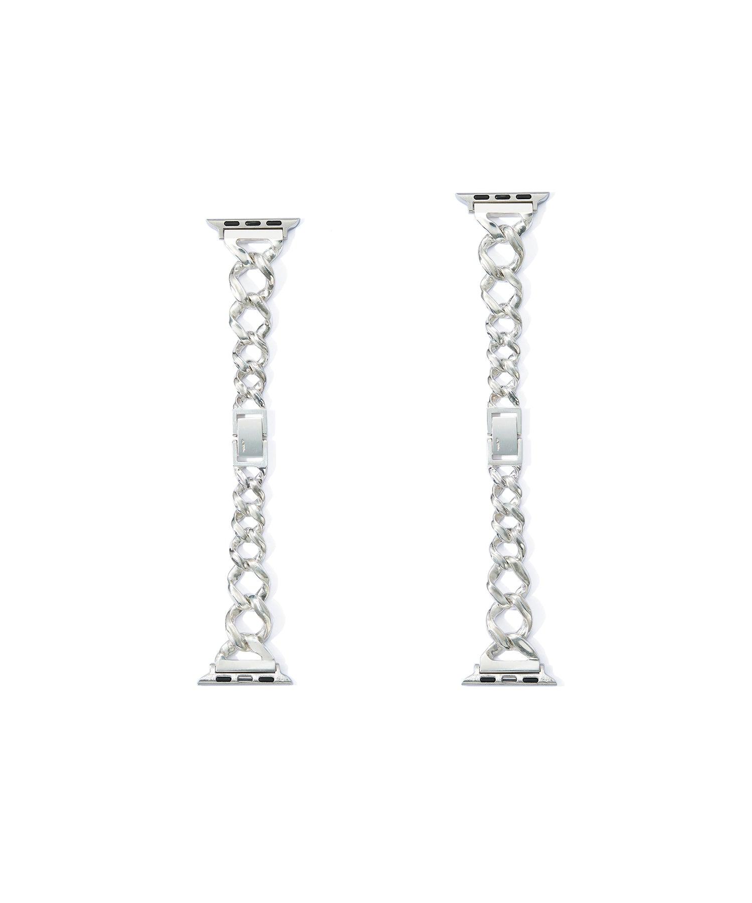 APPLE WATCH LINK CHAIN GRADATION SILVER BAND / 41、40、38mm対応