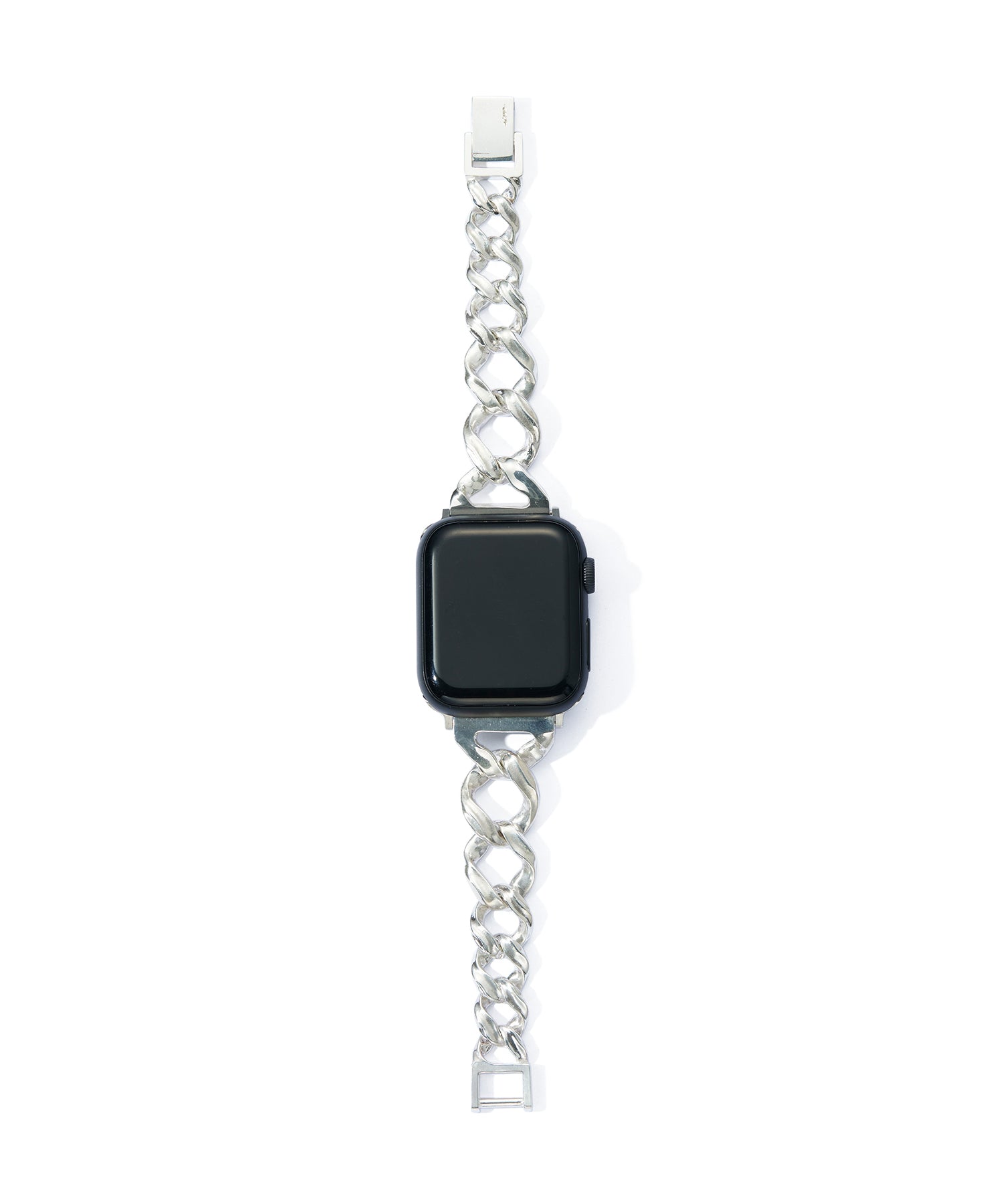 APPLE WATCH LINK CHAIN GRADATION SILVER BAND / 41、40、38mm対応