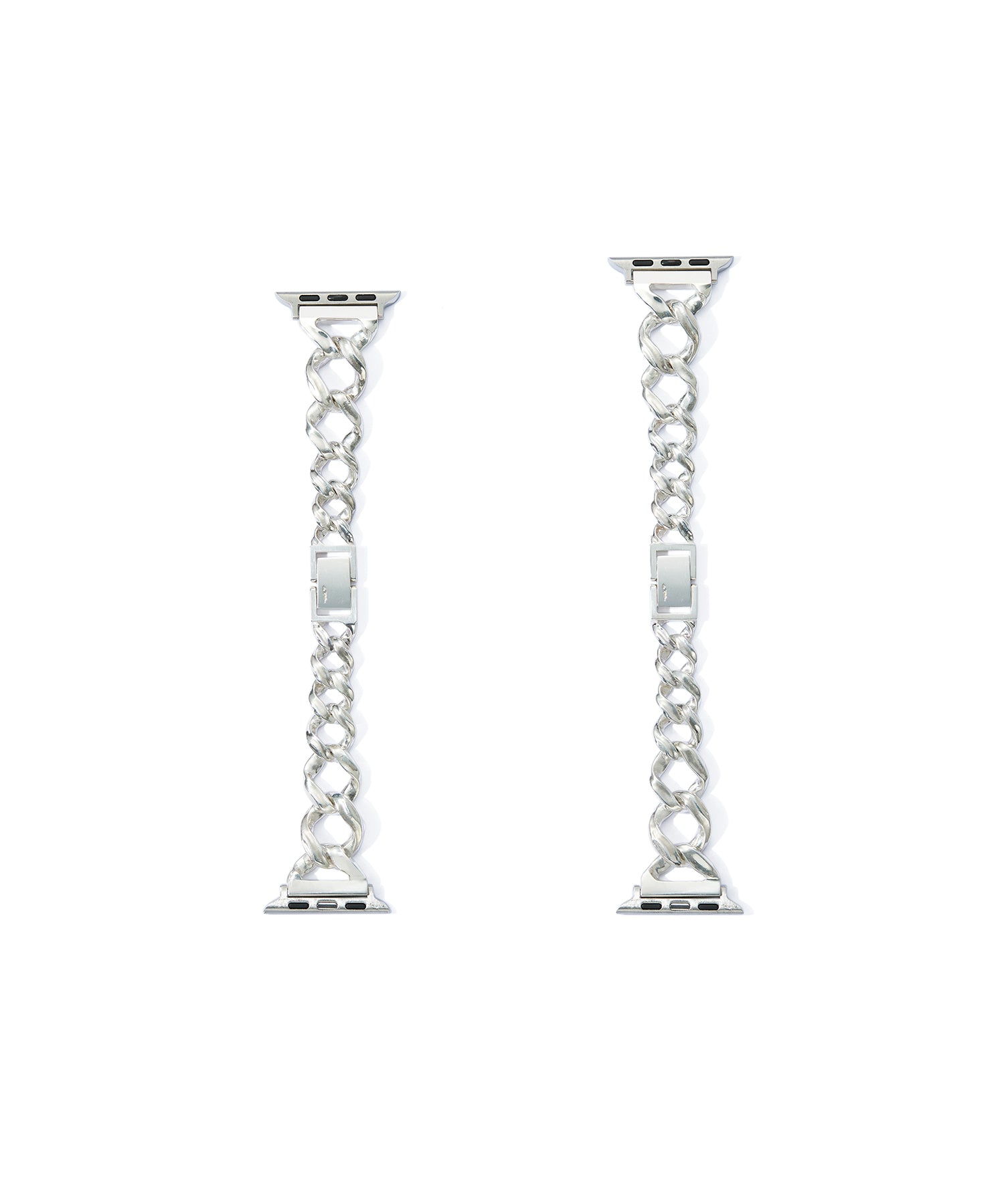 APPLE WATCH LINK CHAIN GRADATION SILVER BAND / 41、40、38mm対応
