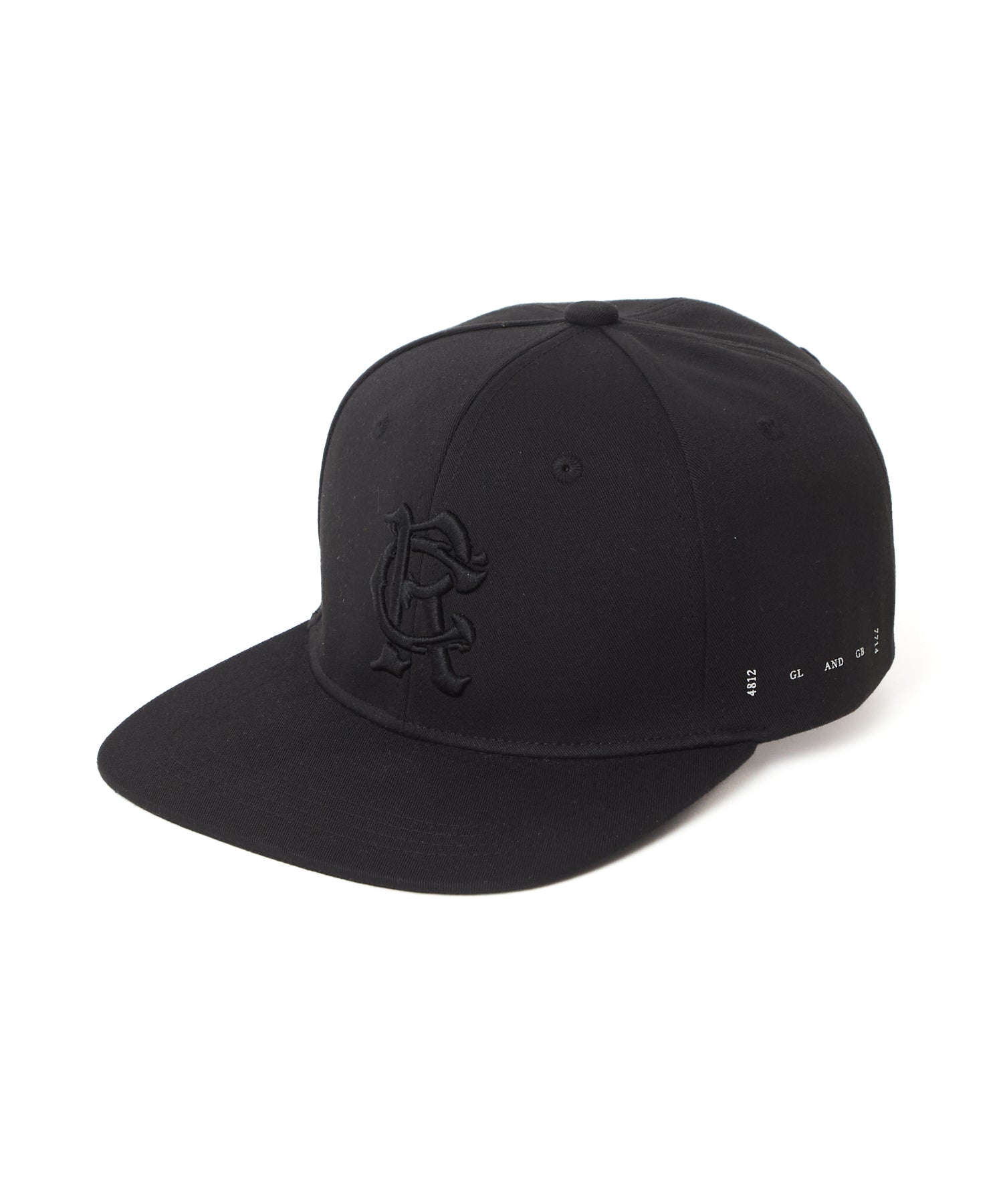 CR MONOGRAM EMBROIDERY BASEBALL CAP