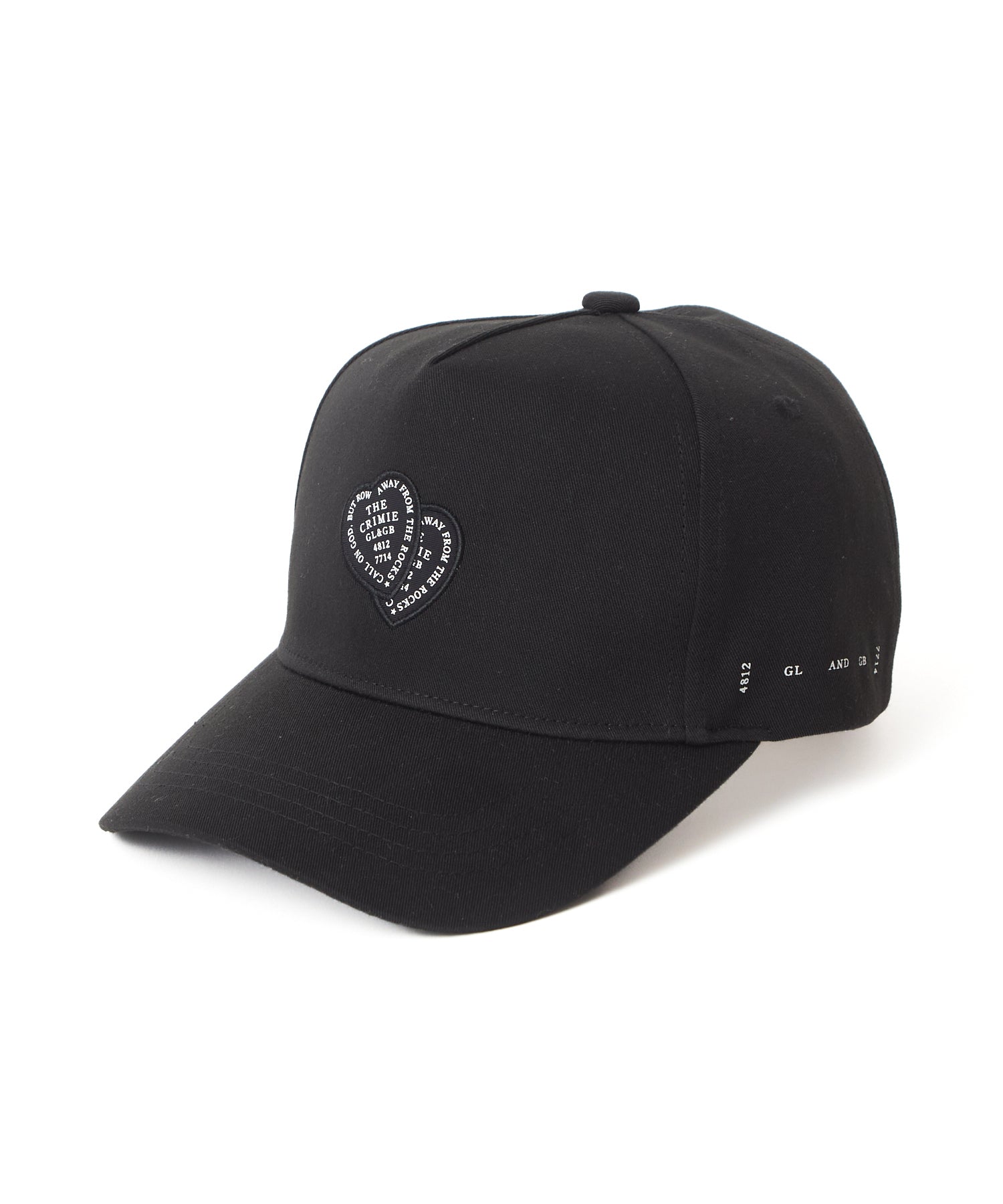 BLACK HEART WAPPEN BASEBALL CAP