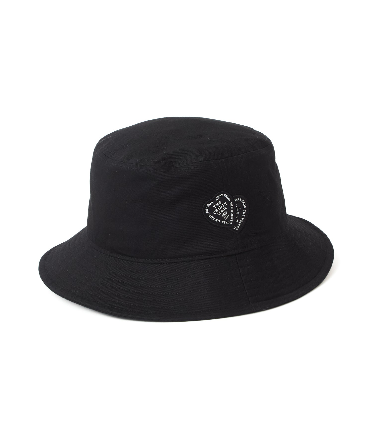 BLACK HEART WAPPEN BUCKET HAT