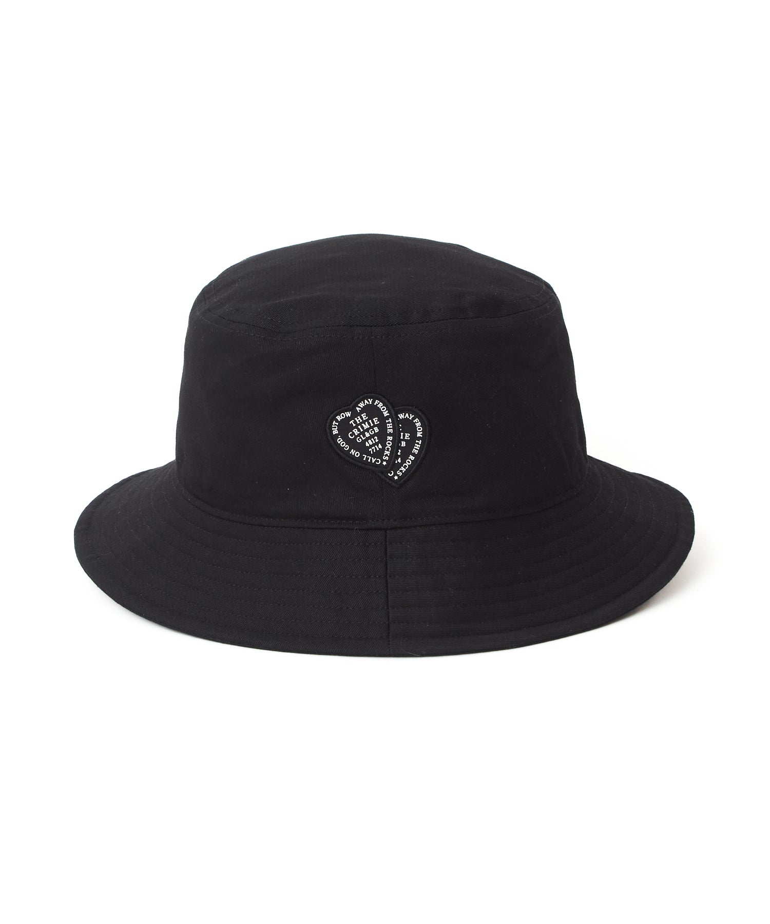 BLACK HEART WAPPEN BUCKET HAT