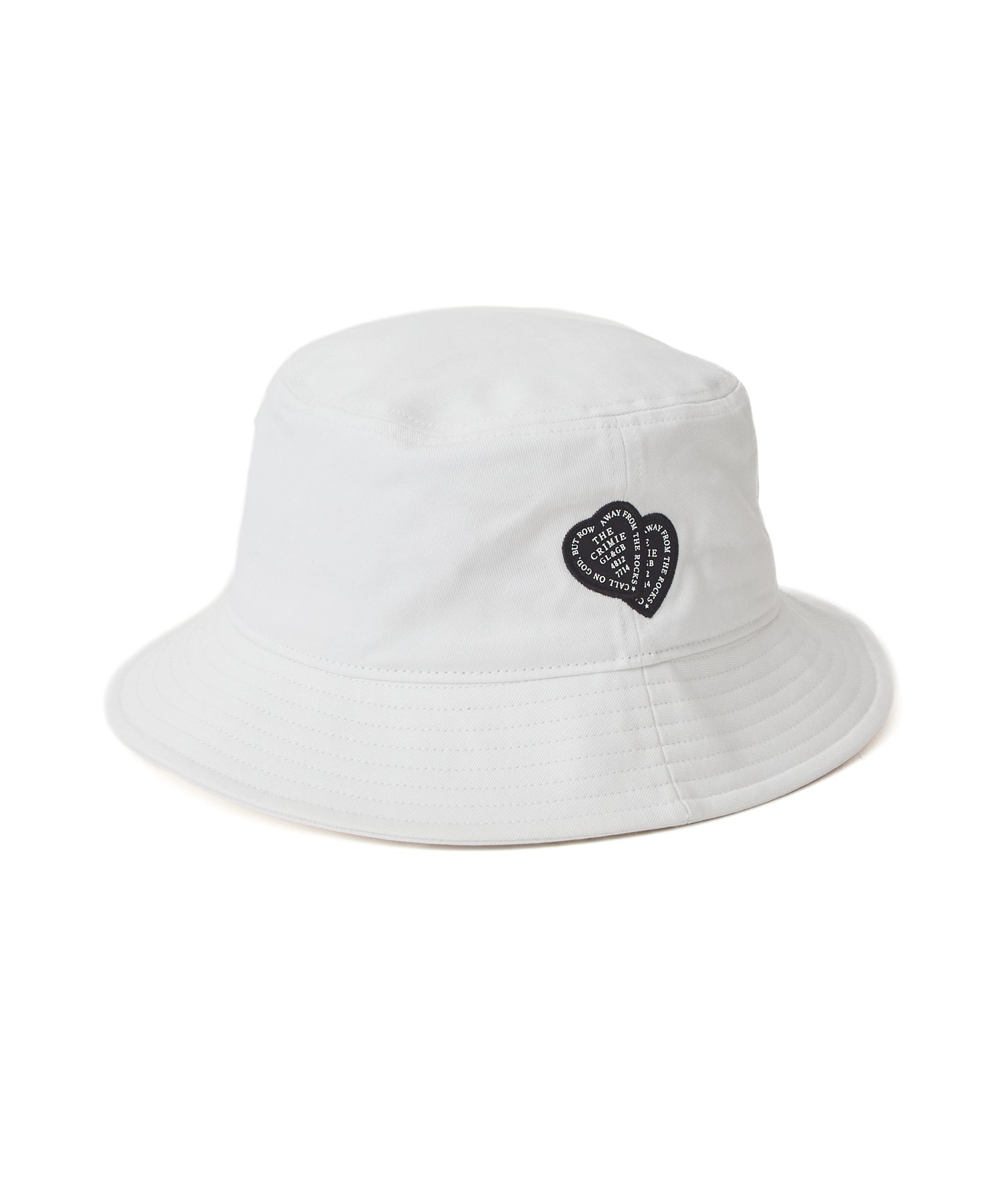 BLACK HEART WAPPEN BUCKET HAT