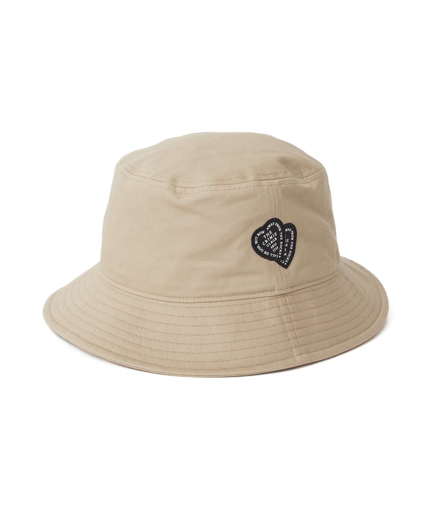 BLACK HEART WAPPEN BUCKET HAT