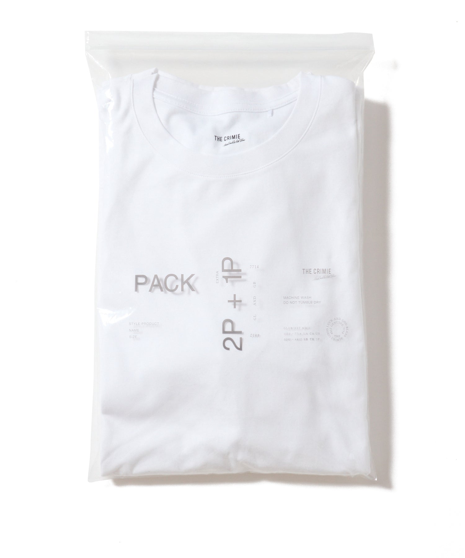 CREW NECK T-SHIRT 2P + 1P SERVICE PACK