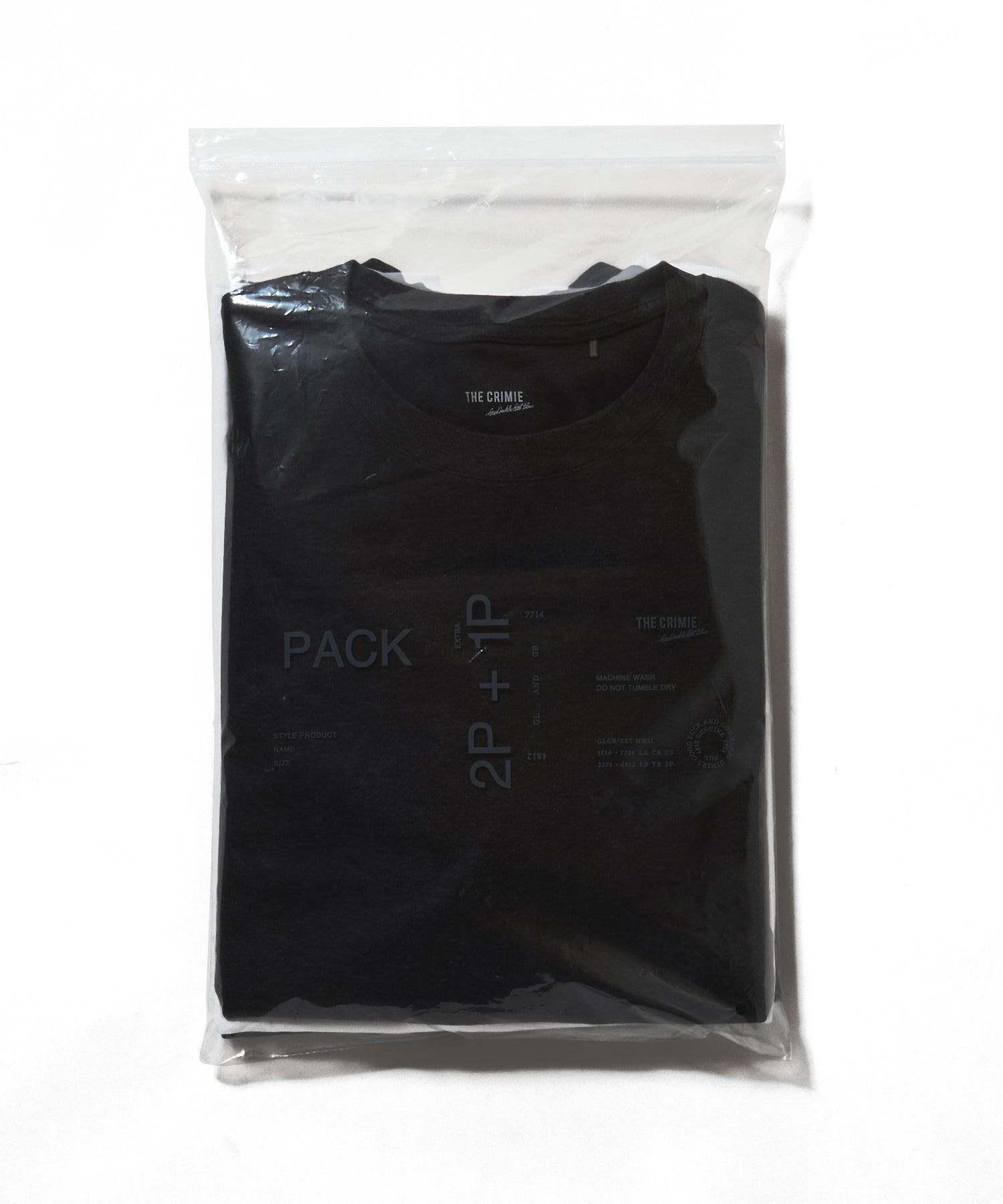 CREW NECK T-SHIRT 2P + 1P SERVICE PACK