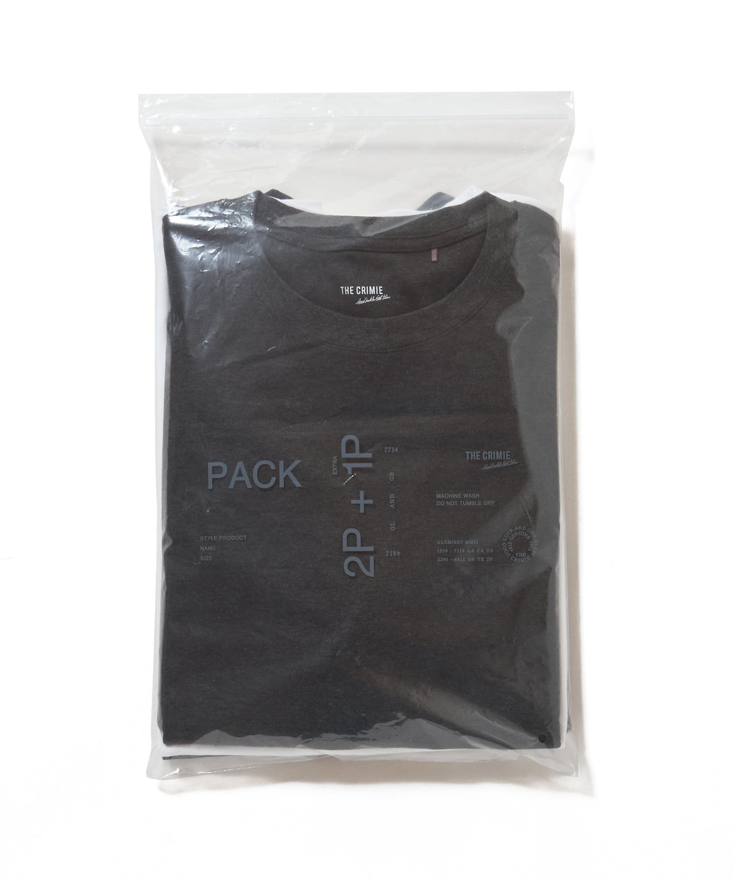 CREW NECK T-SHIRT 2P + 1P SERVICE PACK