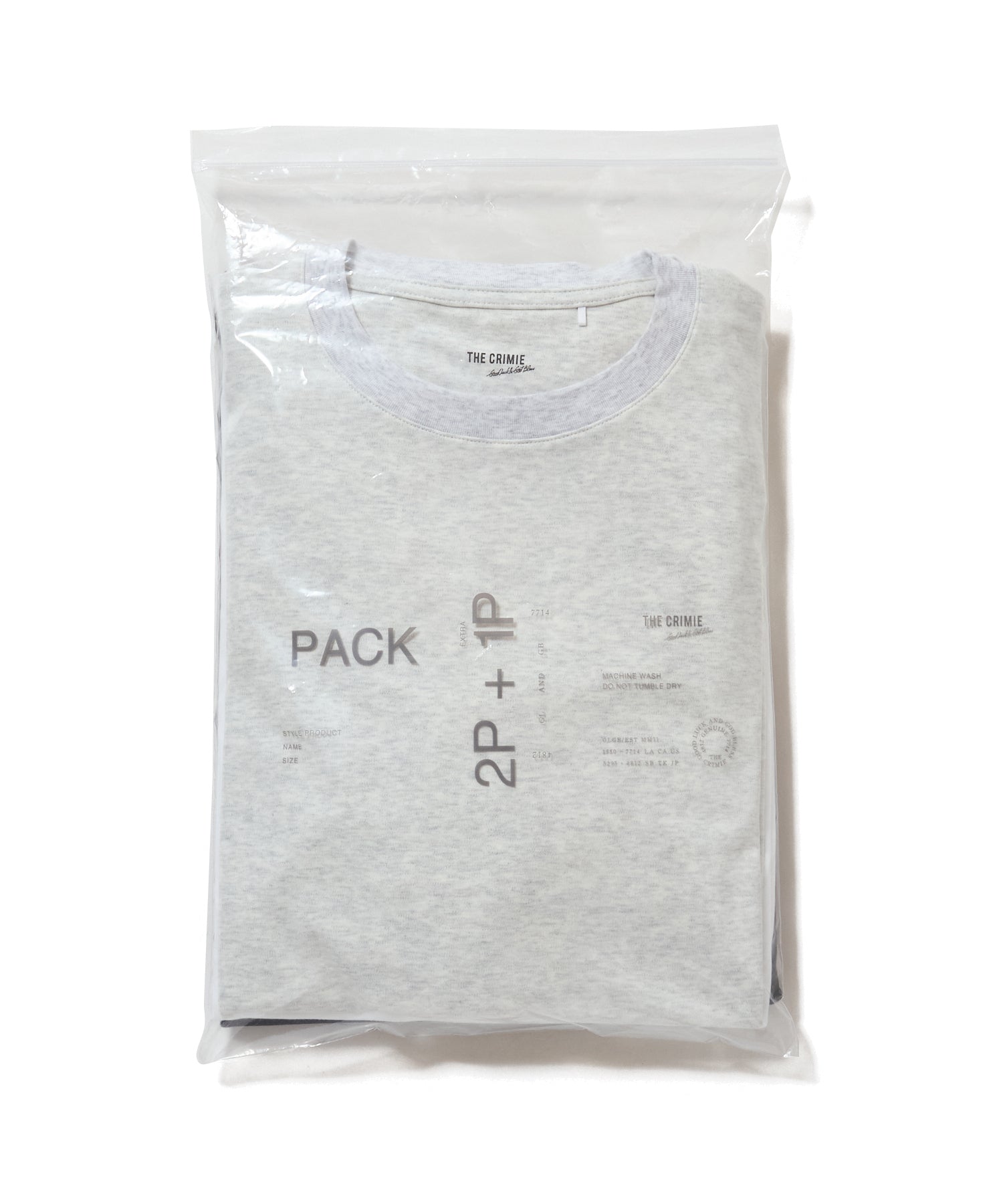 CREW NECK T-SHIRT 2P + 1P SERVICE PACK