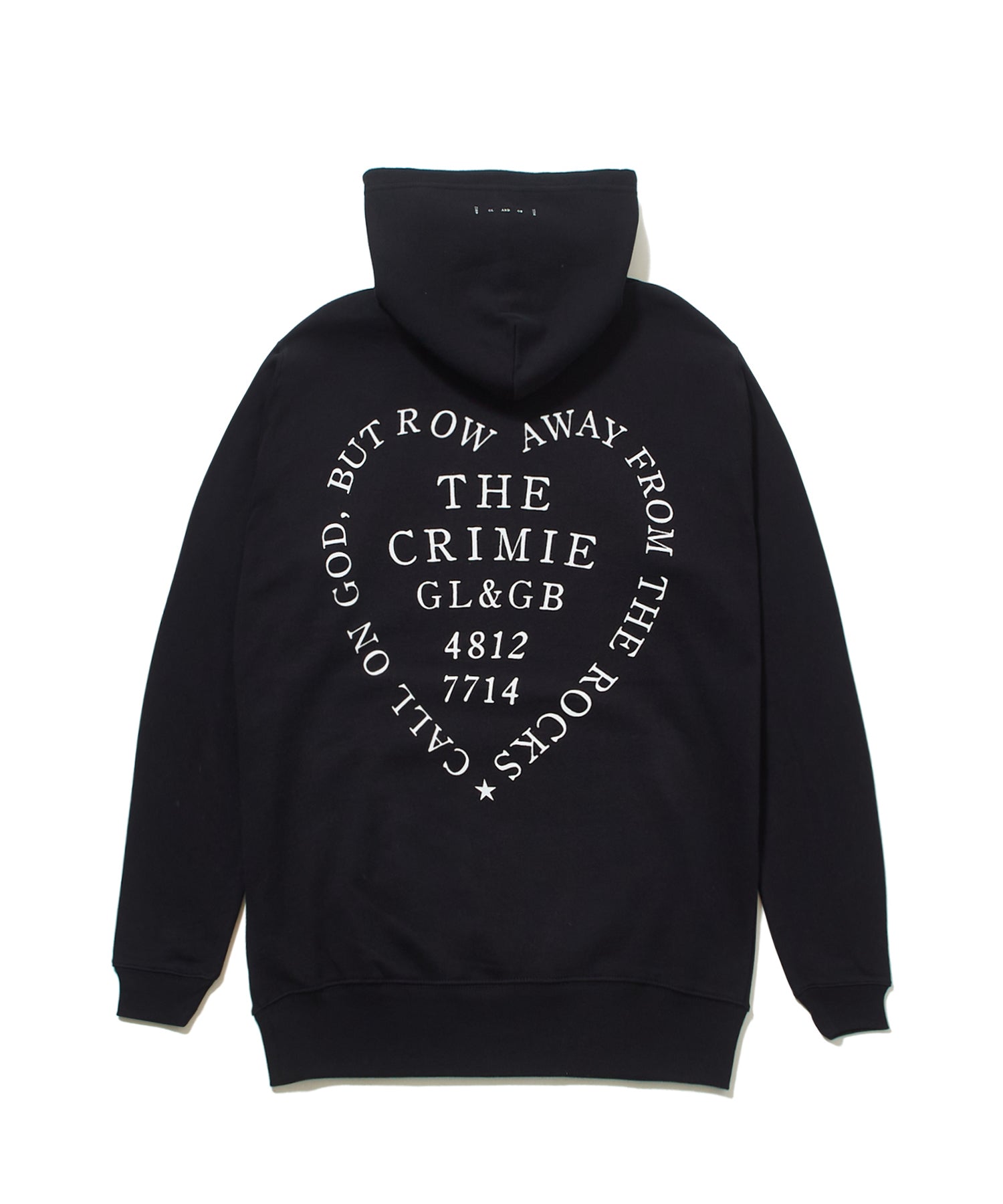 BLACK HEART LOGO SWEAT HOODIE