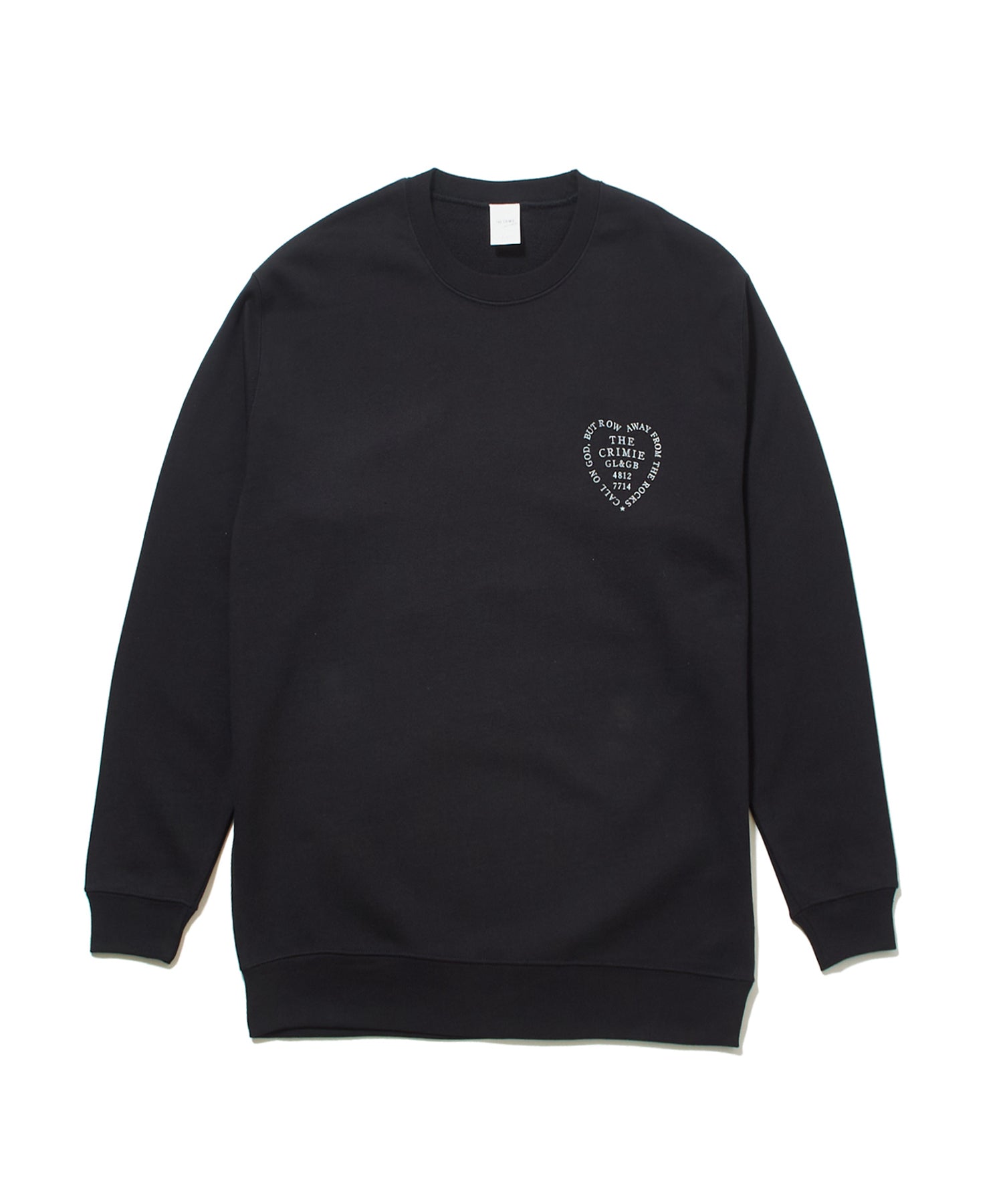 BLACK HEART LOGO CREW SWEAT