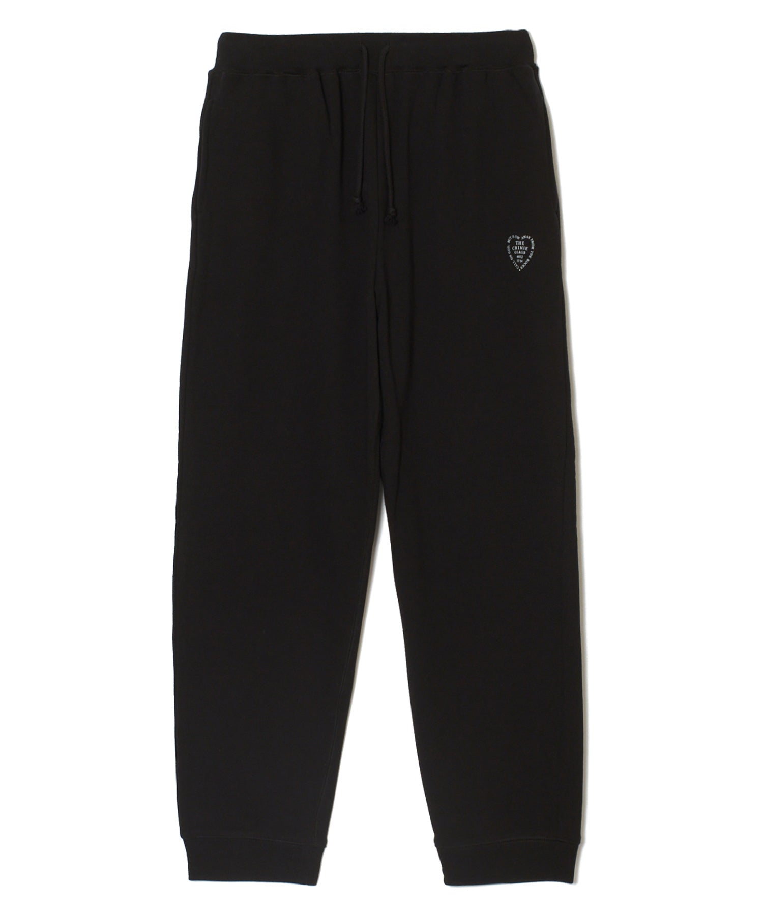 BLACK HEART LOGO SWEAT PANTS