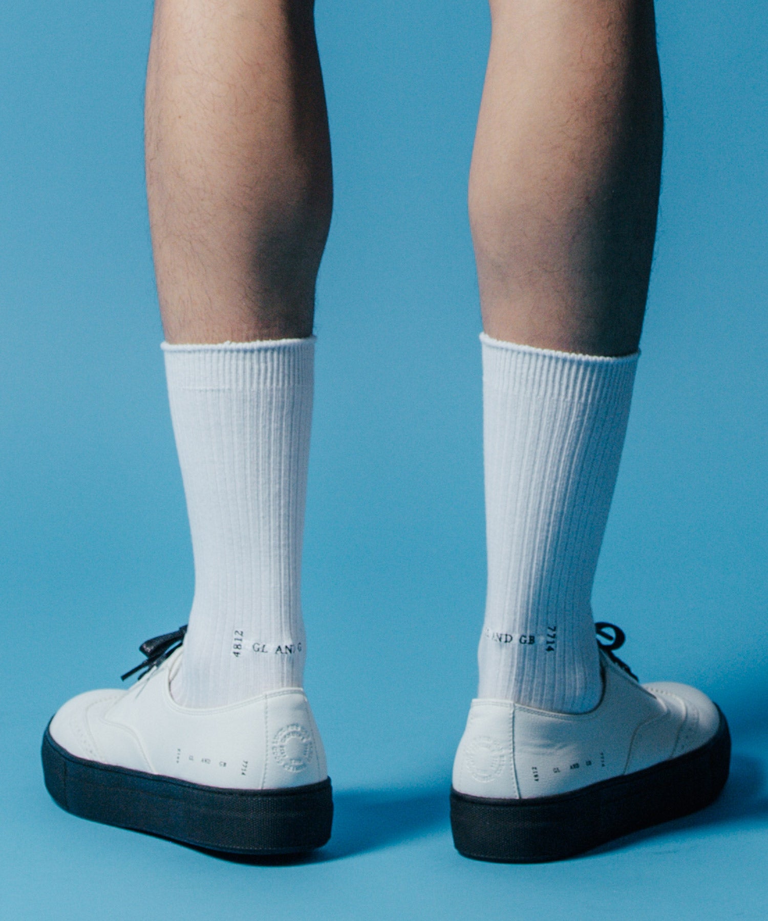EMBROIDERY RIB SOX
