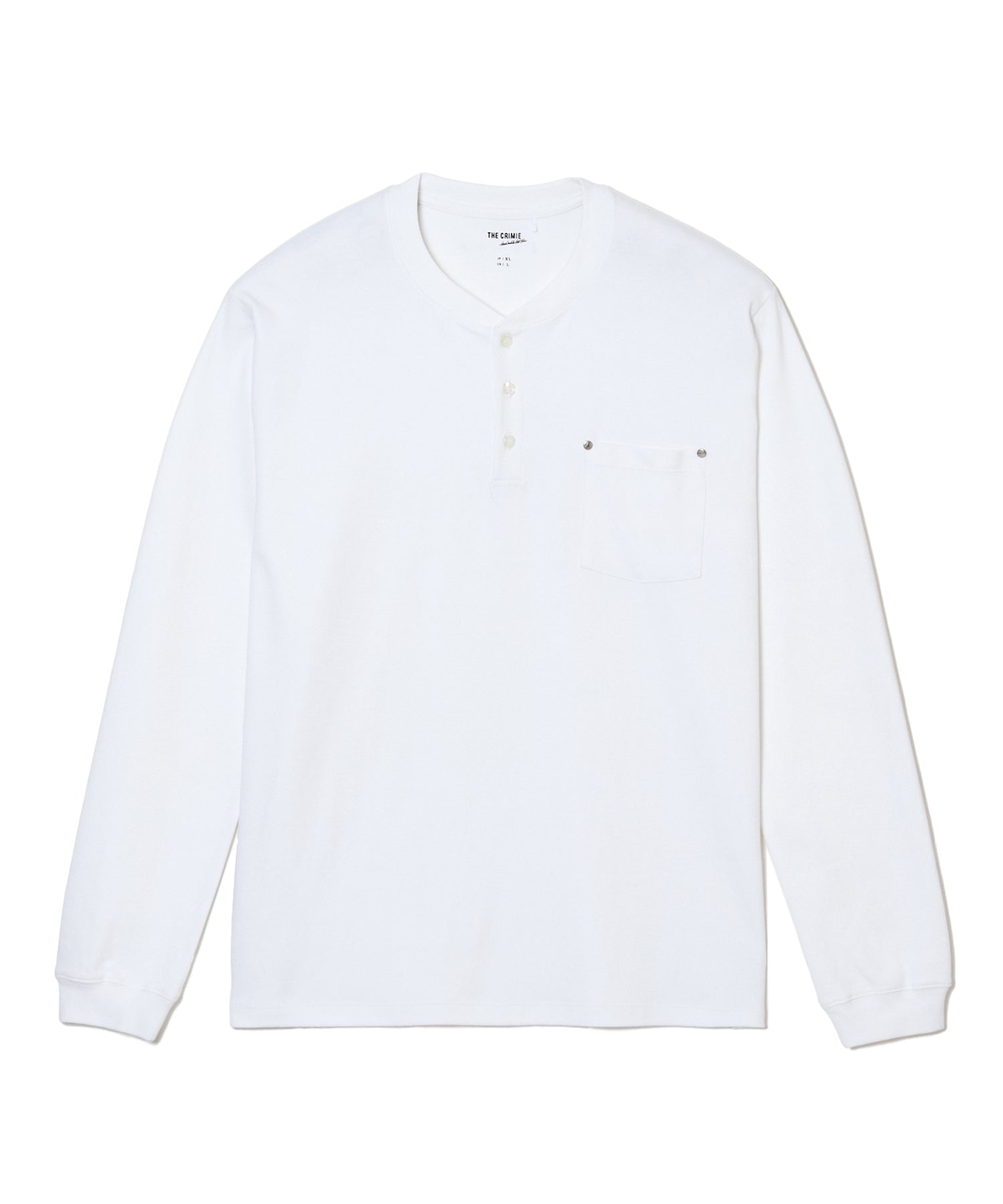 HENLY NECK POCKET LONG SLEEVE T SHIRTS