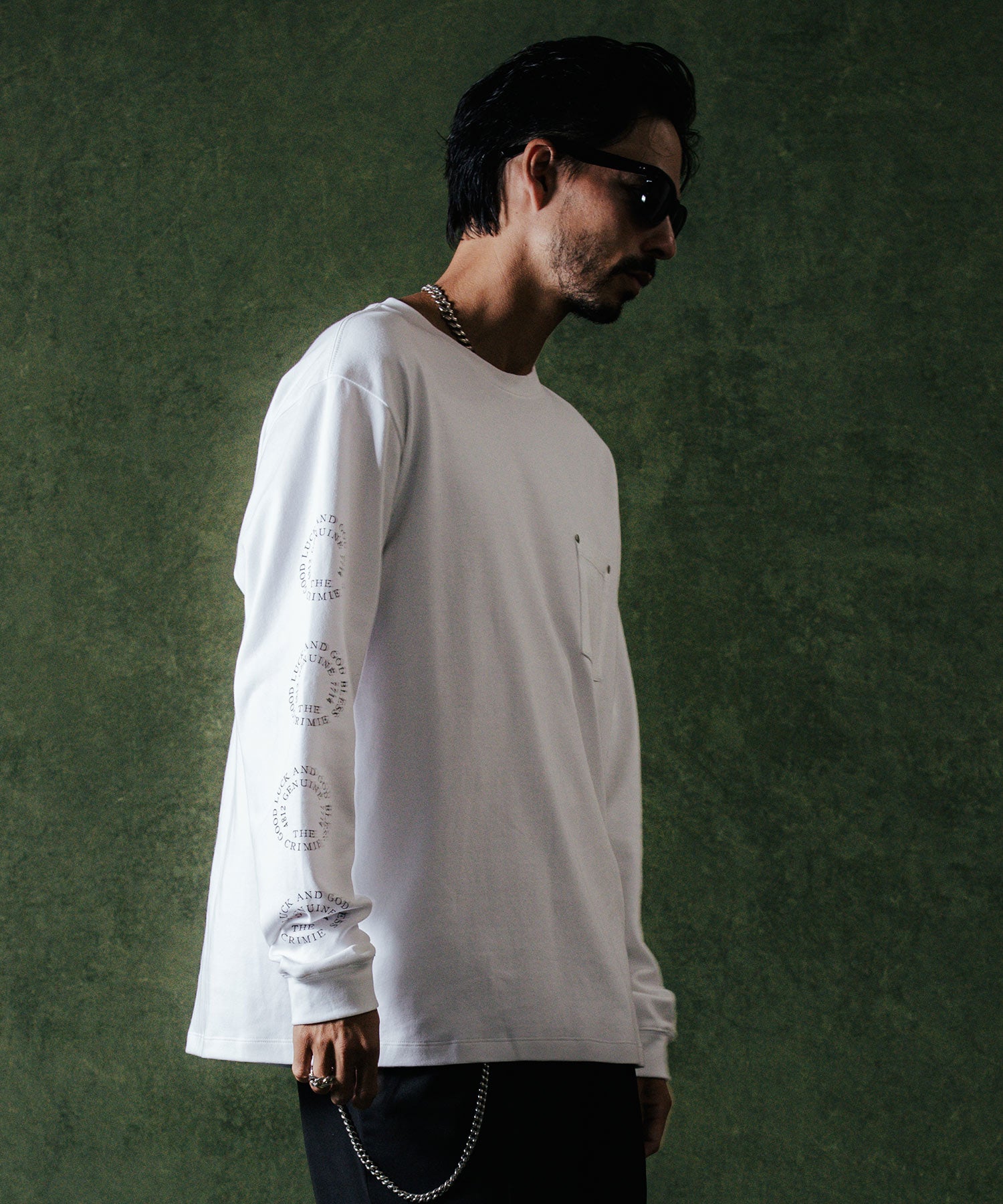 CIRCLE LOGO LONG SLEEVE T SHIRT