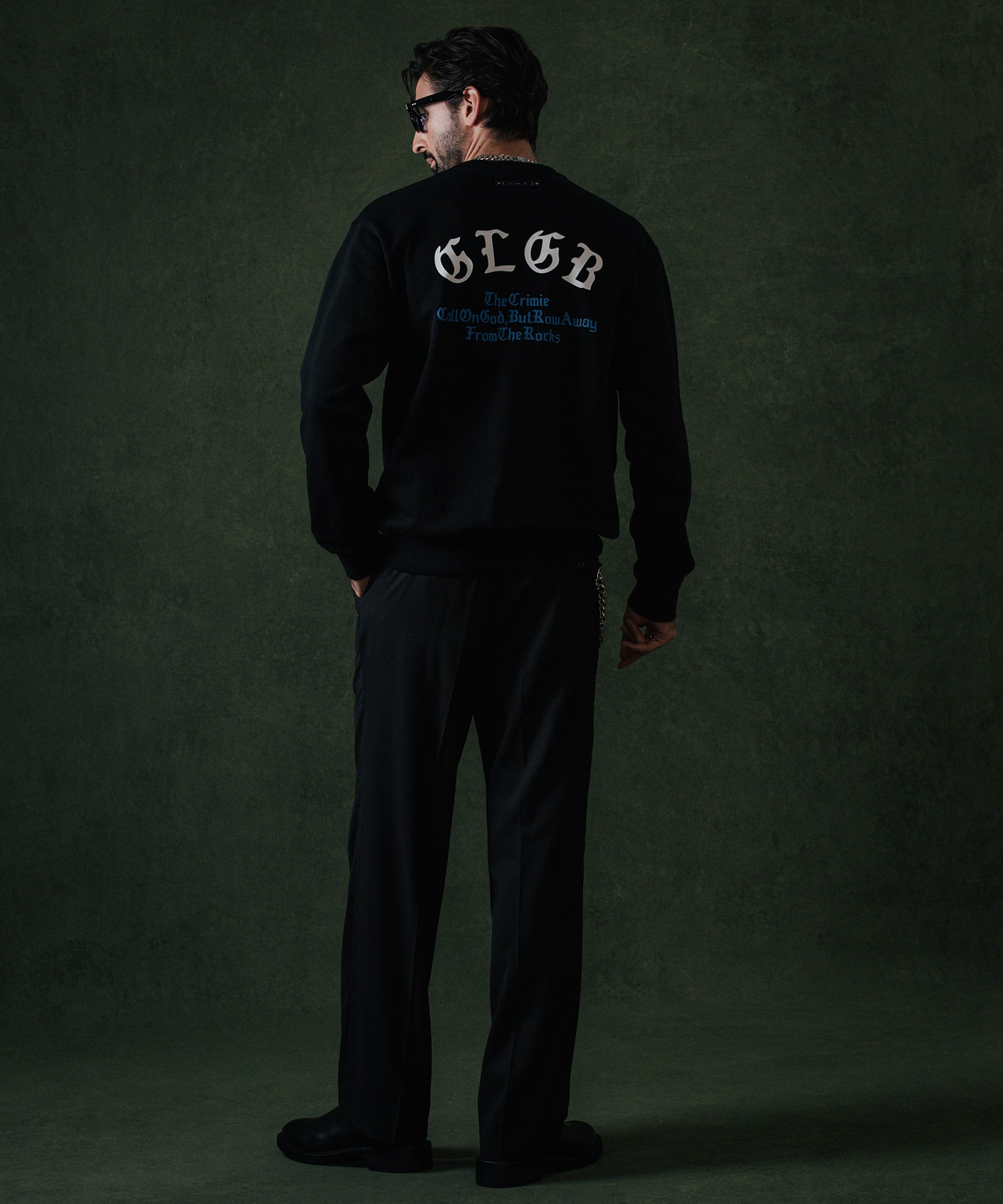 OLD ENGLISH CREW NECK SWEAT