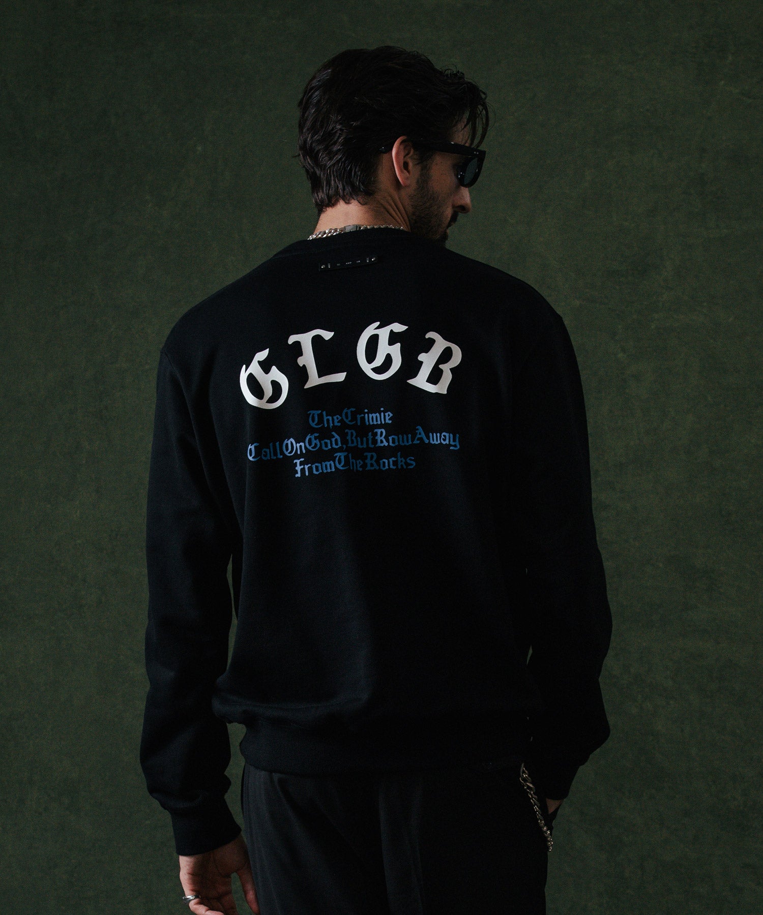 OLD ENGLISH CREW NECK SWEAT