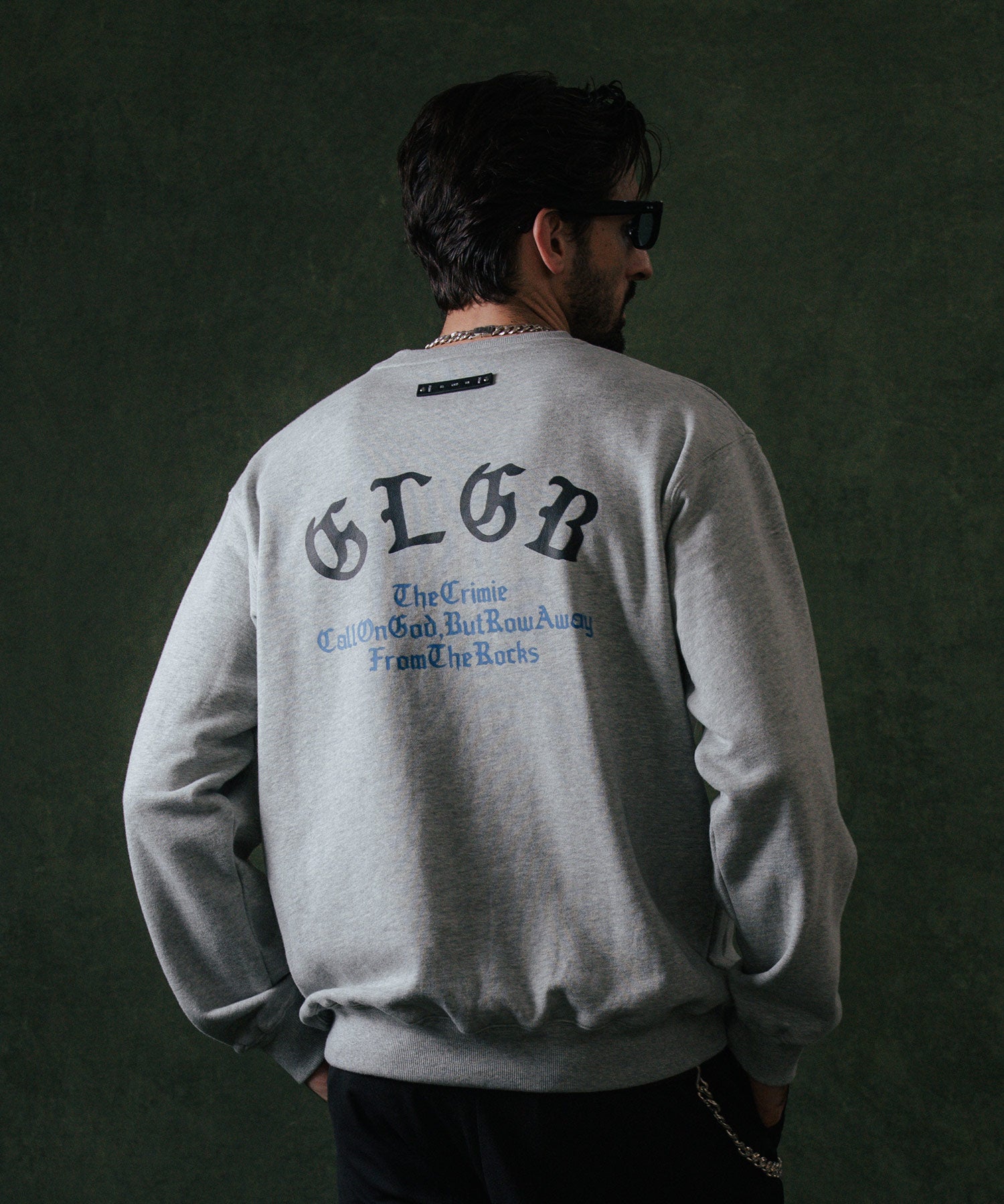 OLD ENGLISH CREW NECK SWEAT