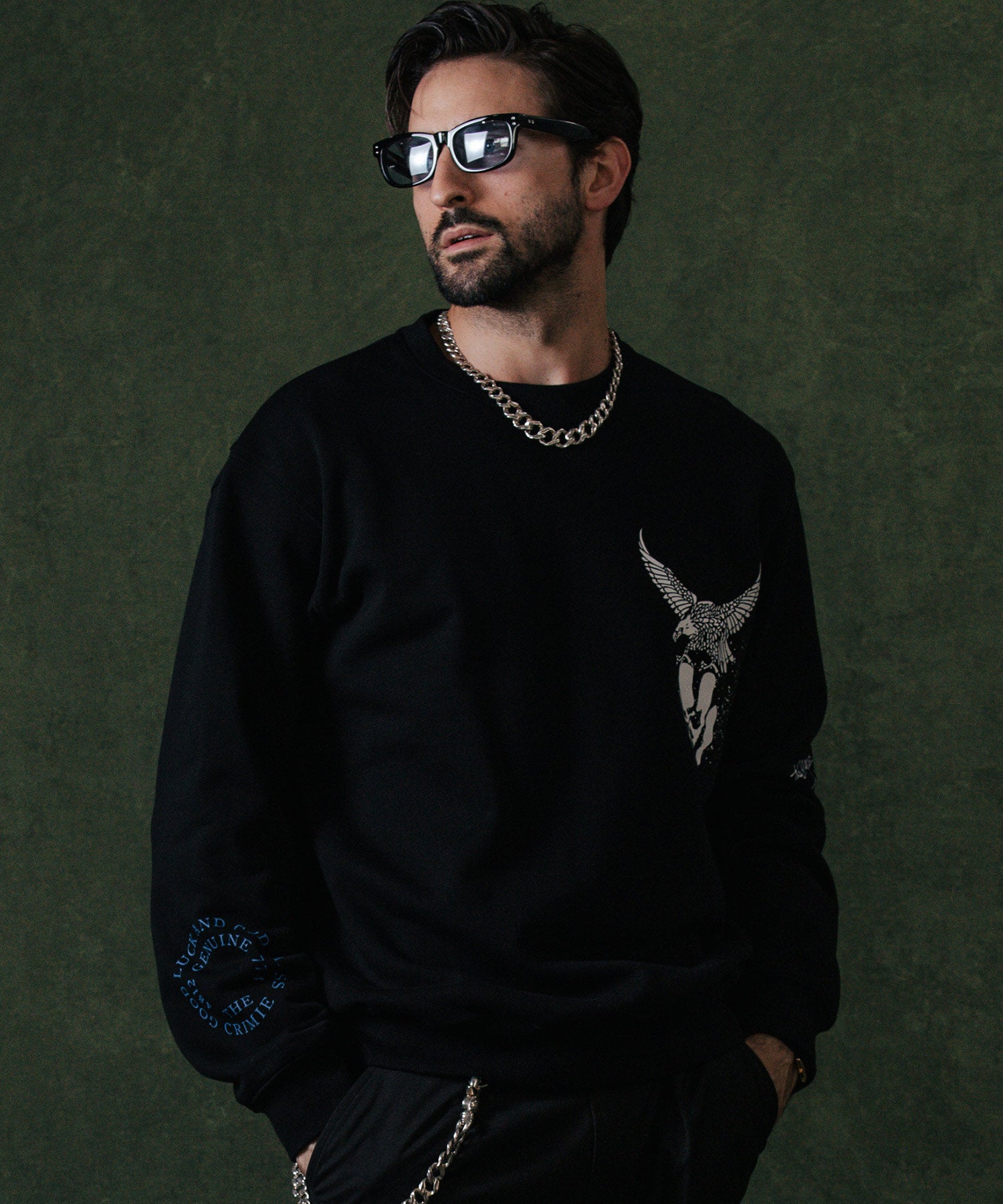 EAGLE CREW NECK SWEAT