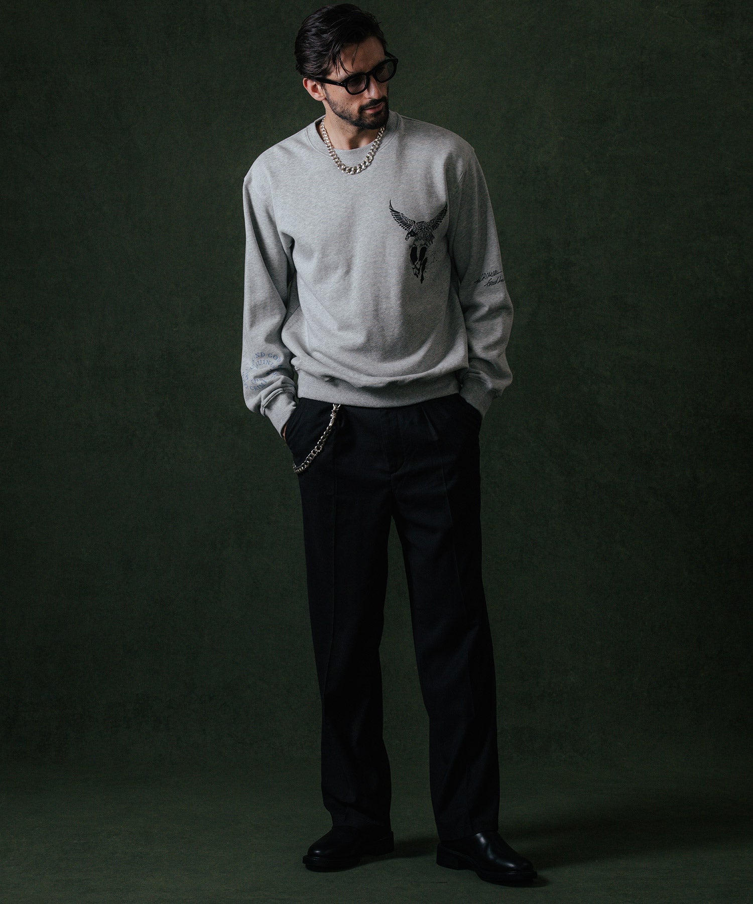 EAGLE CREW NECK SWEAT